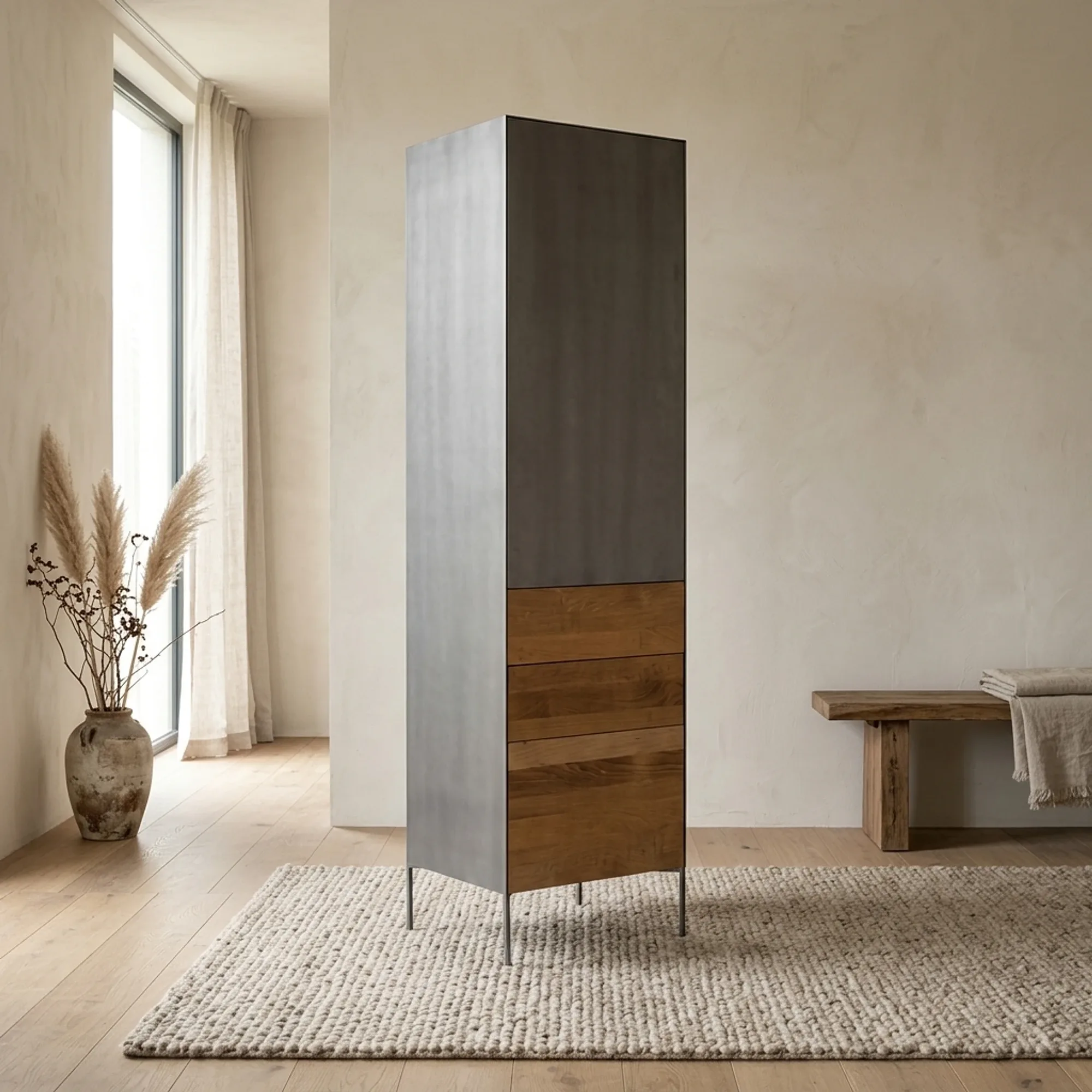 Aufbewahrungsschrank Pandora braun - Tower Living