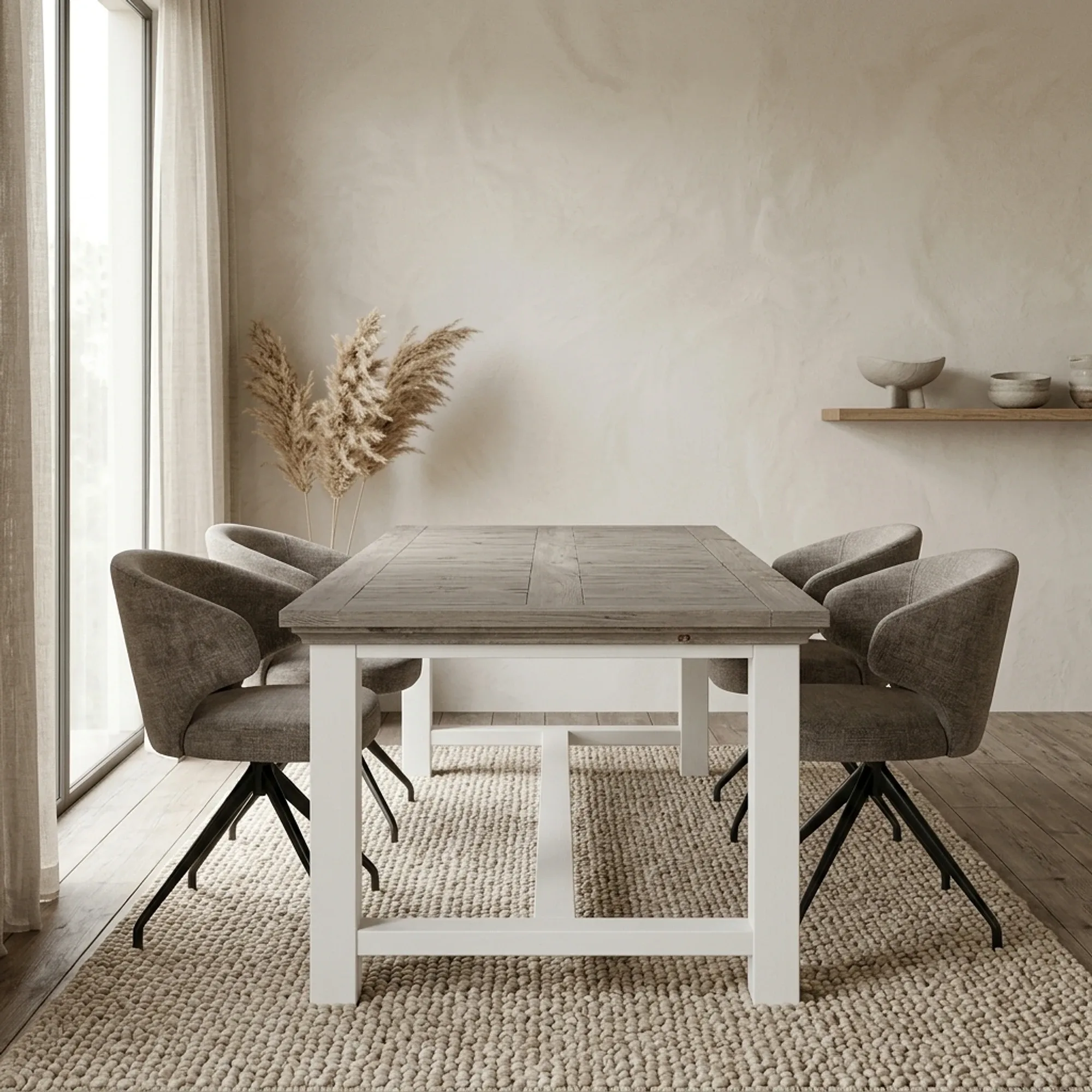 Esstisch Parma weiß Rechteck - Tower Living