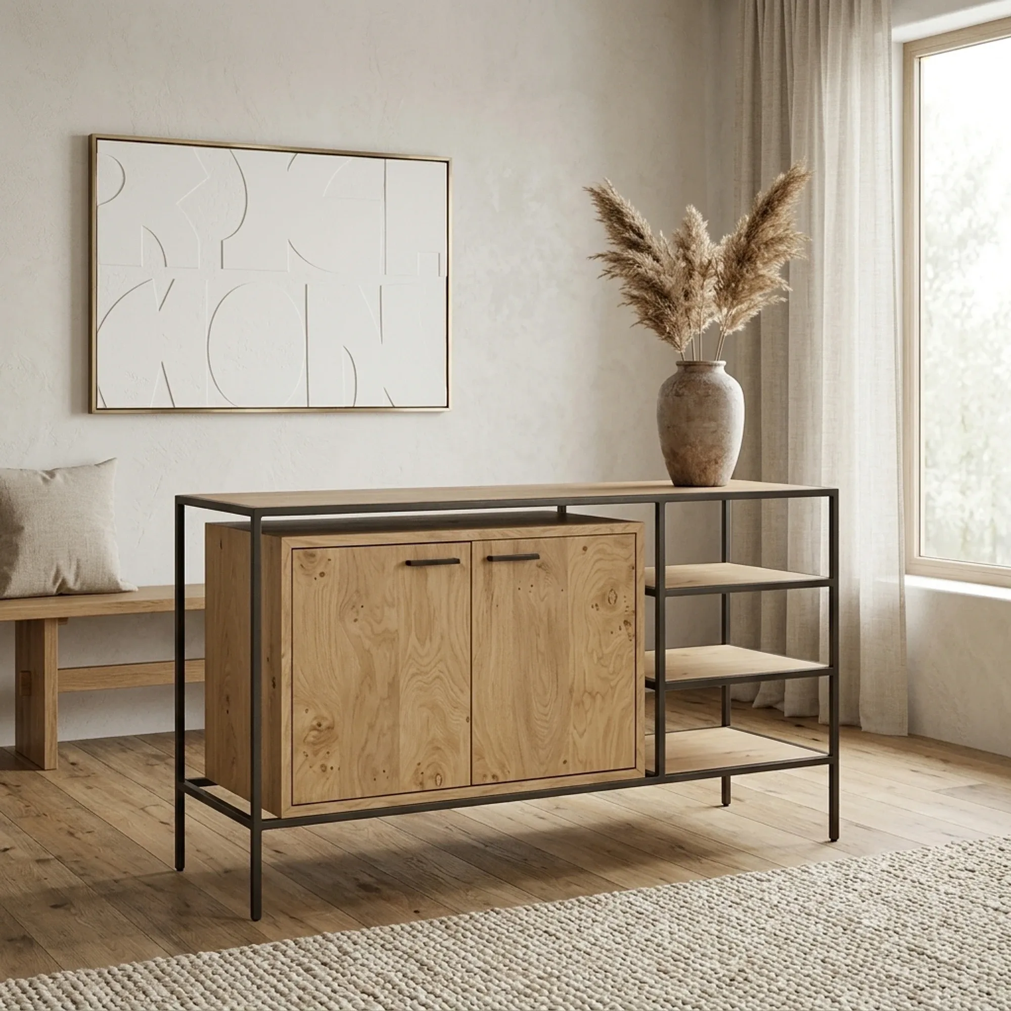 Pineto Sideboard natural 128 cm - Tower Living