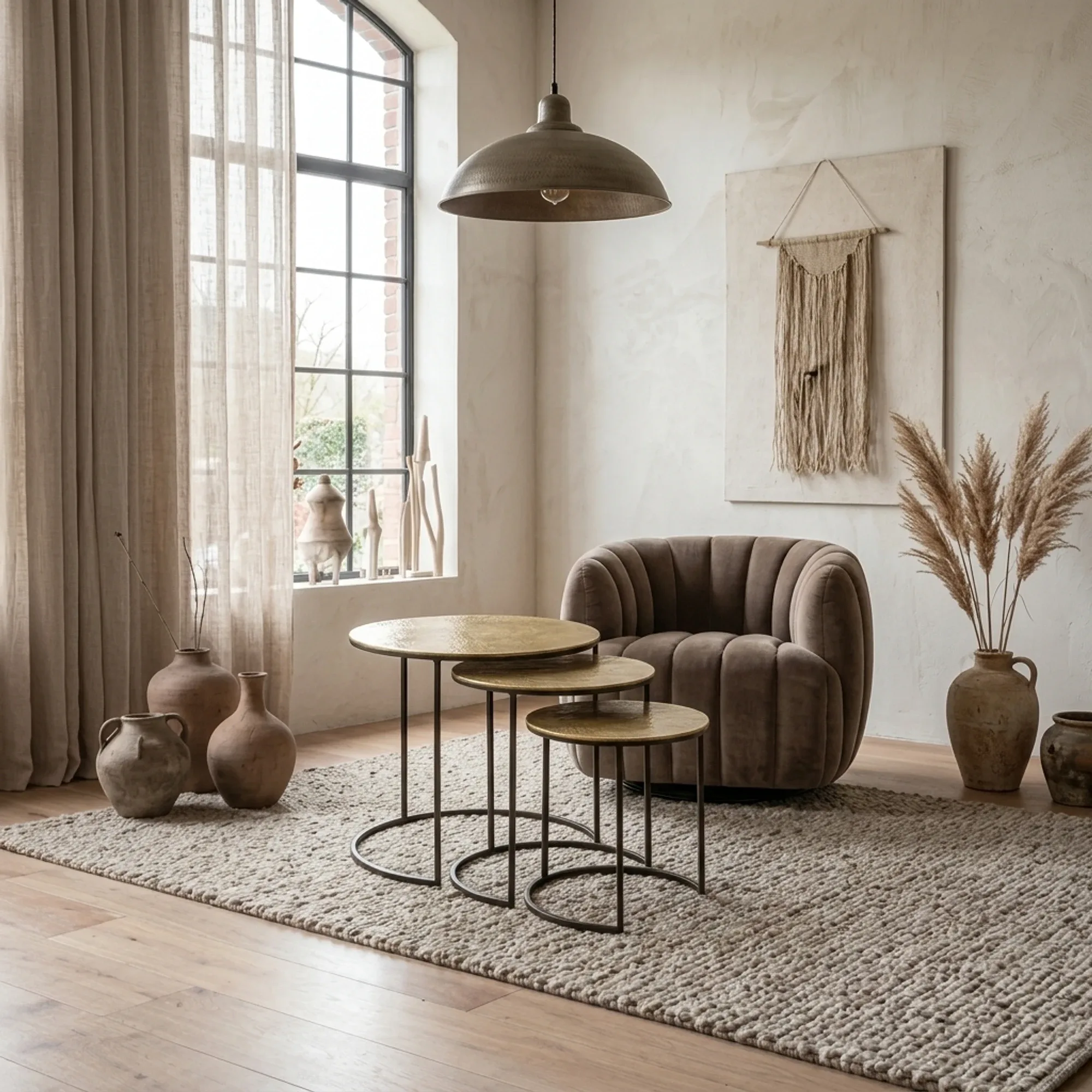 Beistelltisch Renew Iron -Set Bronze 63 cm - Tower Living