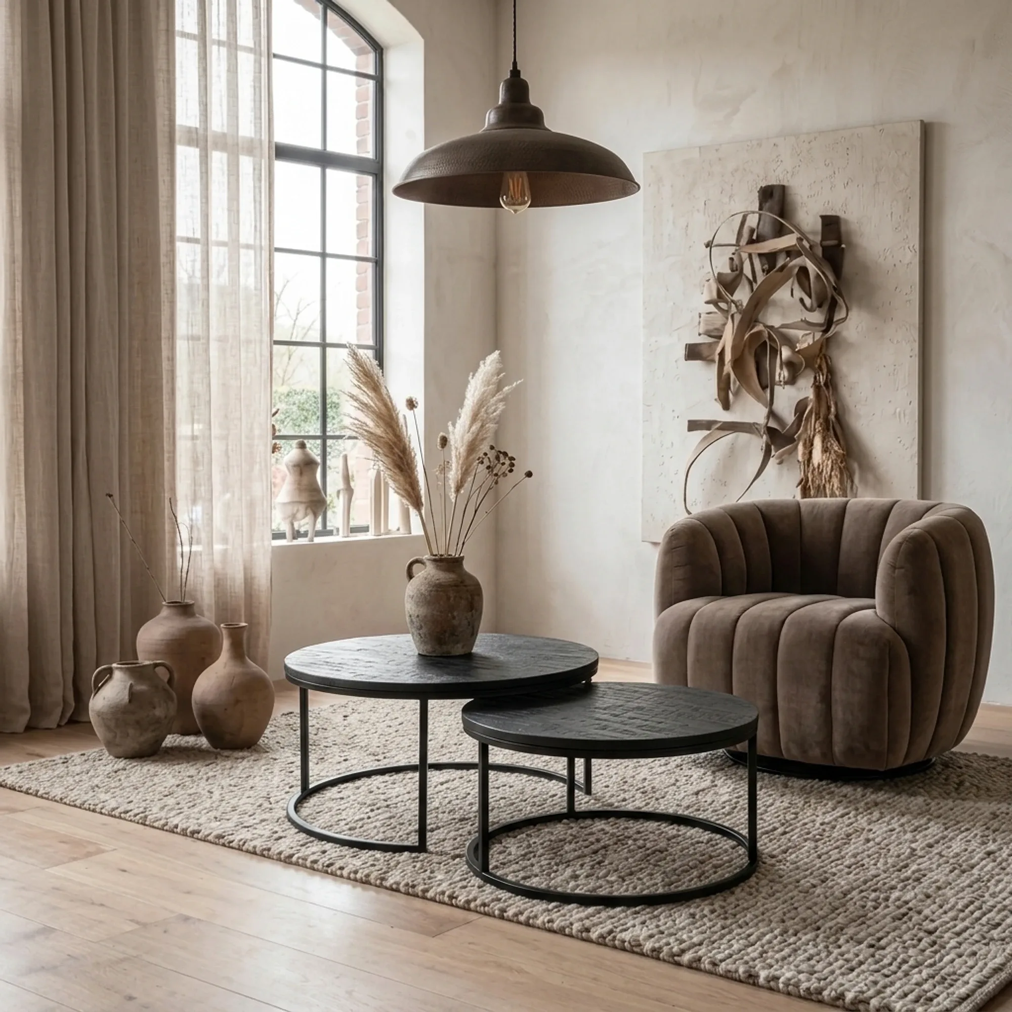 Beistelltisch Rolo rund 75 cm - Tower Living