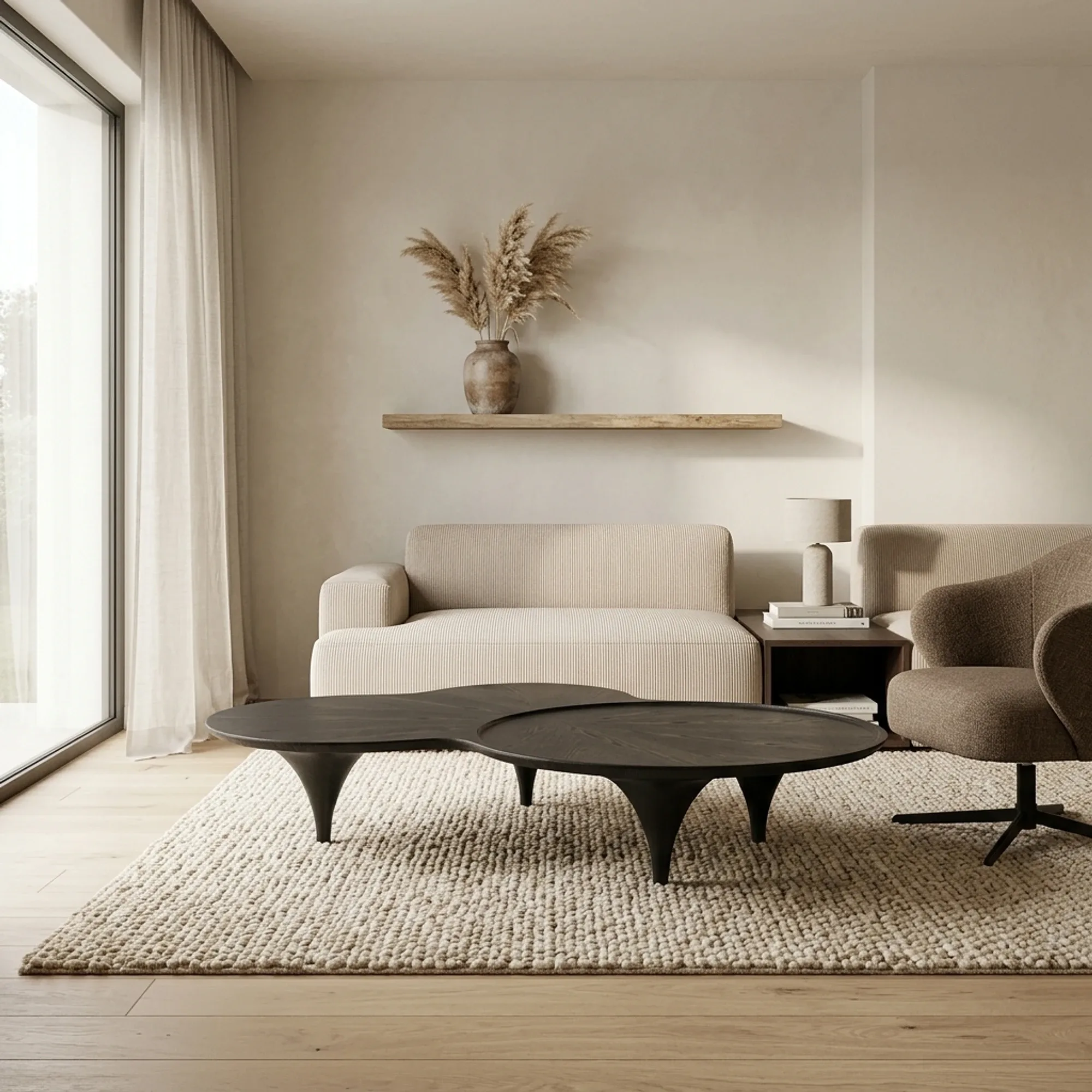 Couchtisch Fay Eichenfurnier - Eleonora