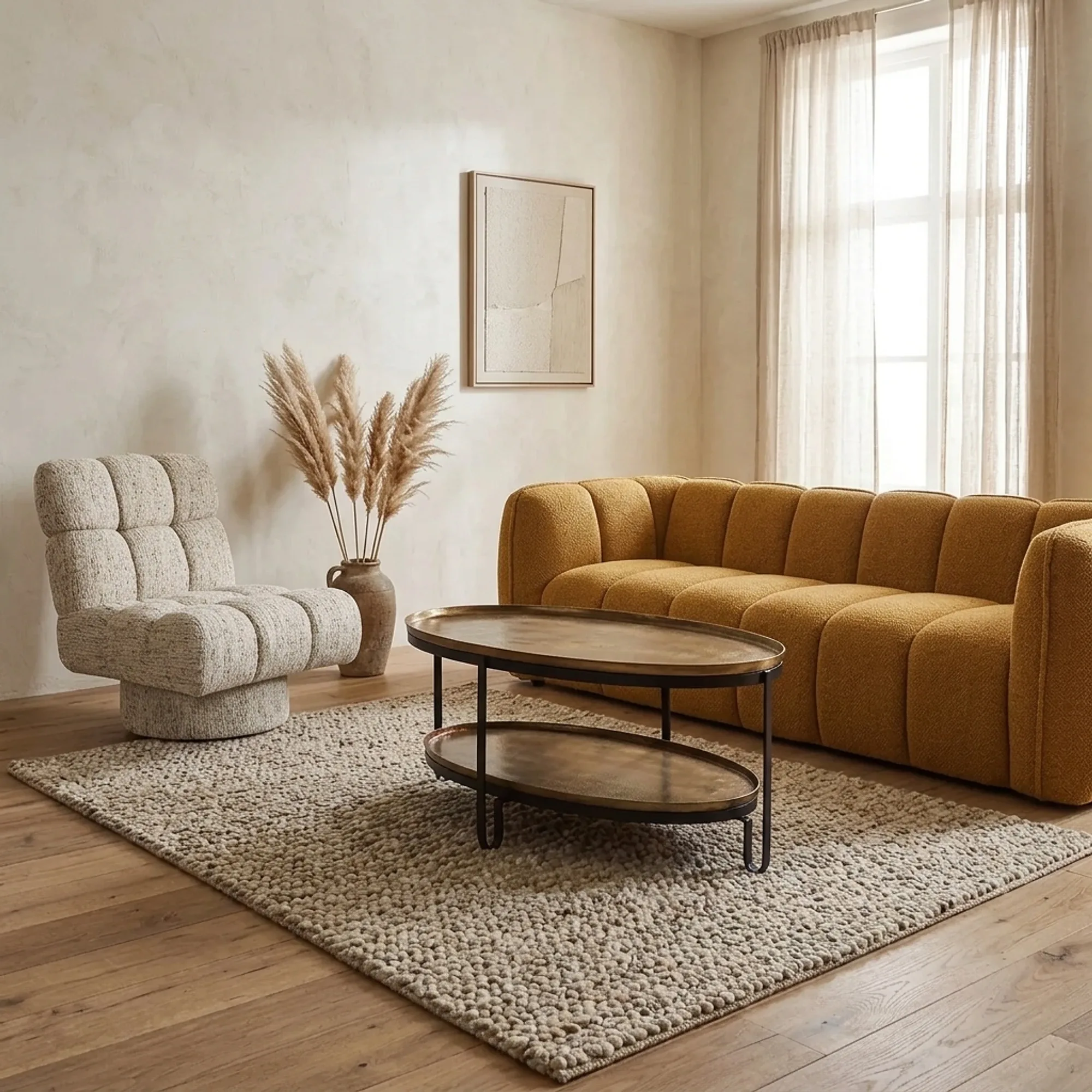 Coffee table Kate | 100 cm | Oval - Starfurn