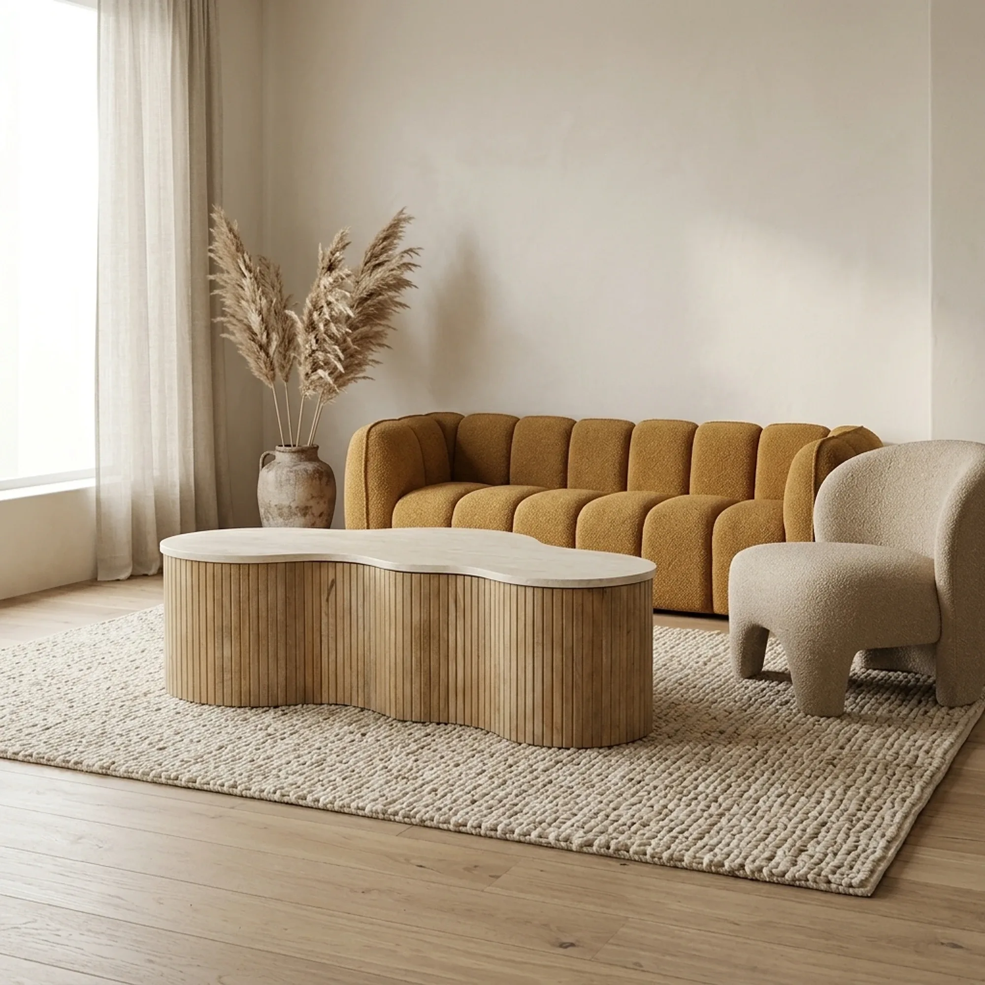 Salontafel Kira large Mangohout - Eleonora