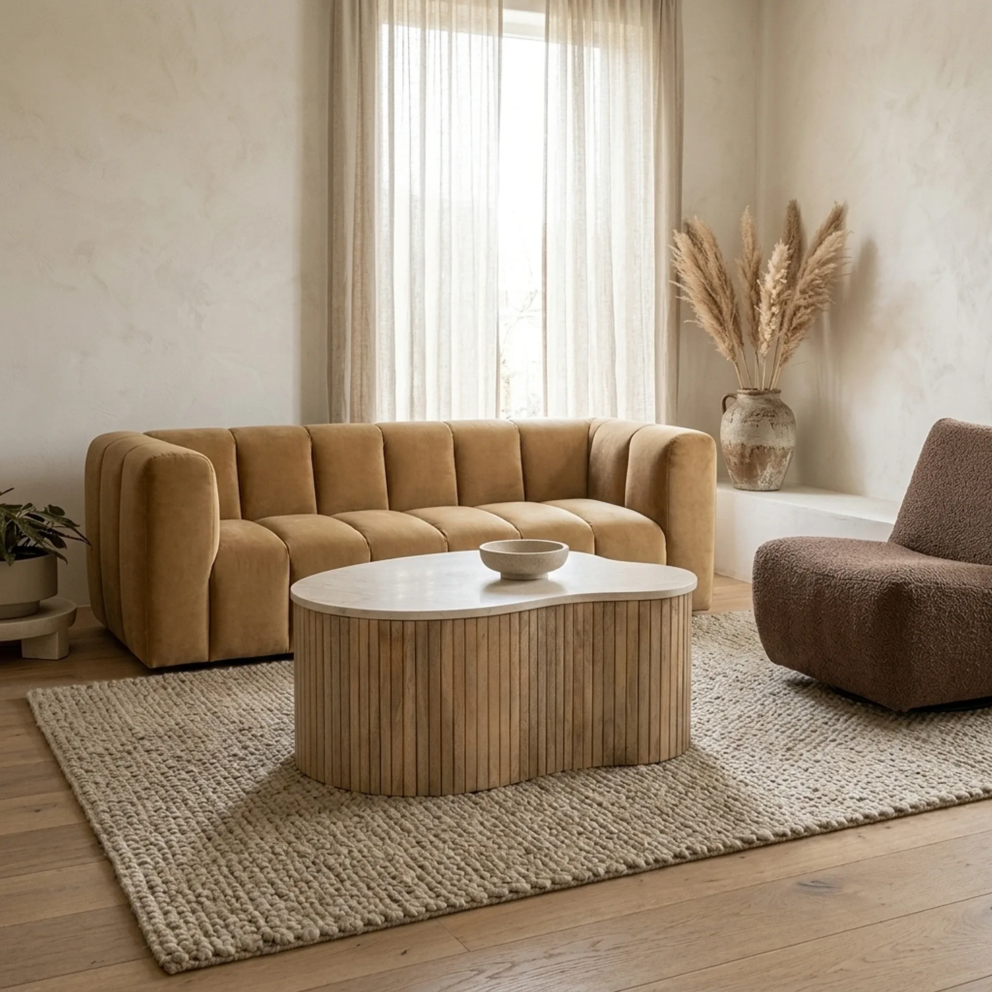 Salontafel Kira medium Mangohout - Eleonora