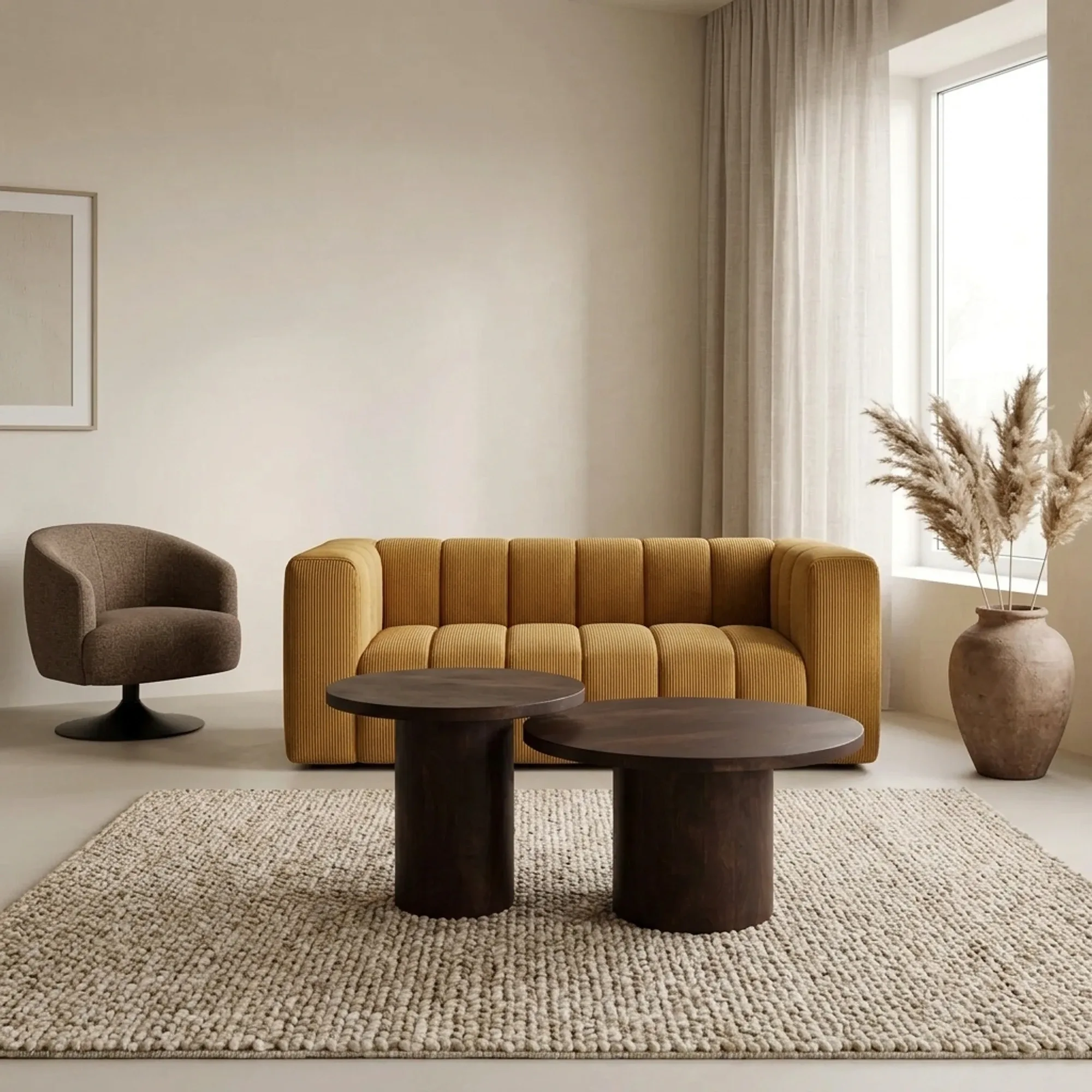 Couchtisch Mirre | Braun | Set von 2