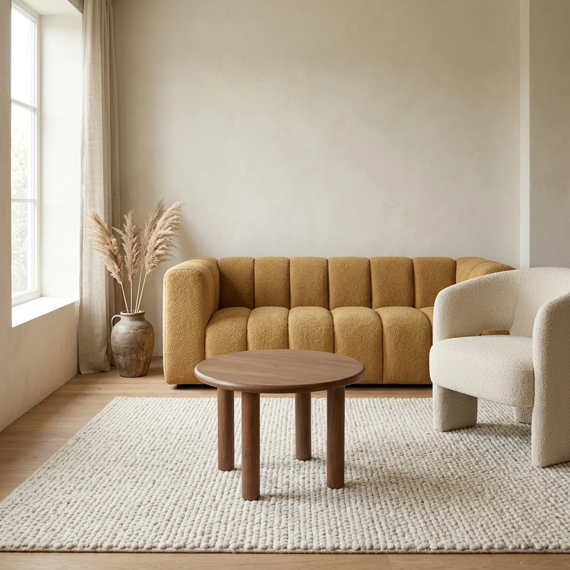 Couchtisch Noah Walnuss Mangoholz 50 cm - Starfurn