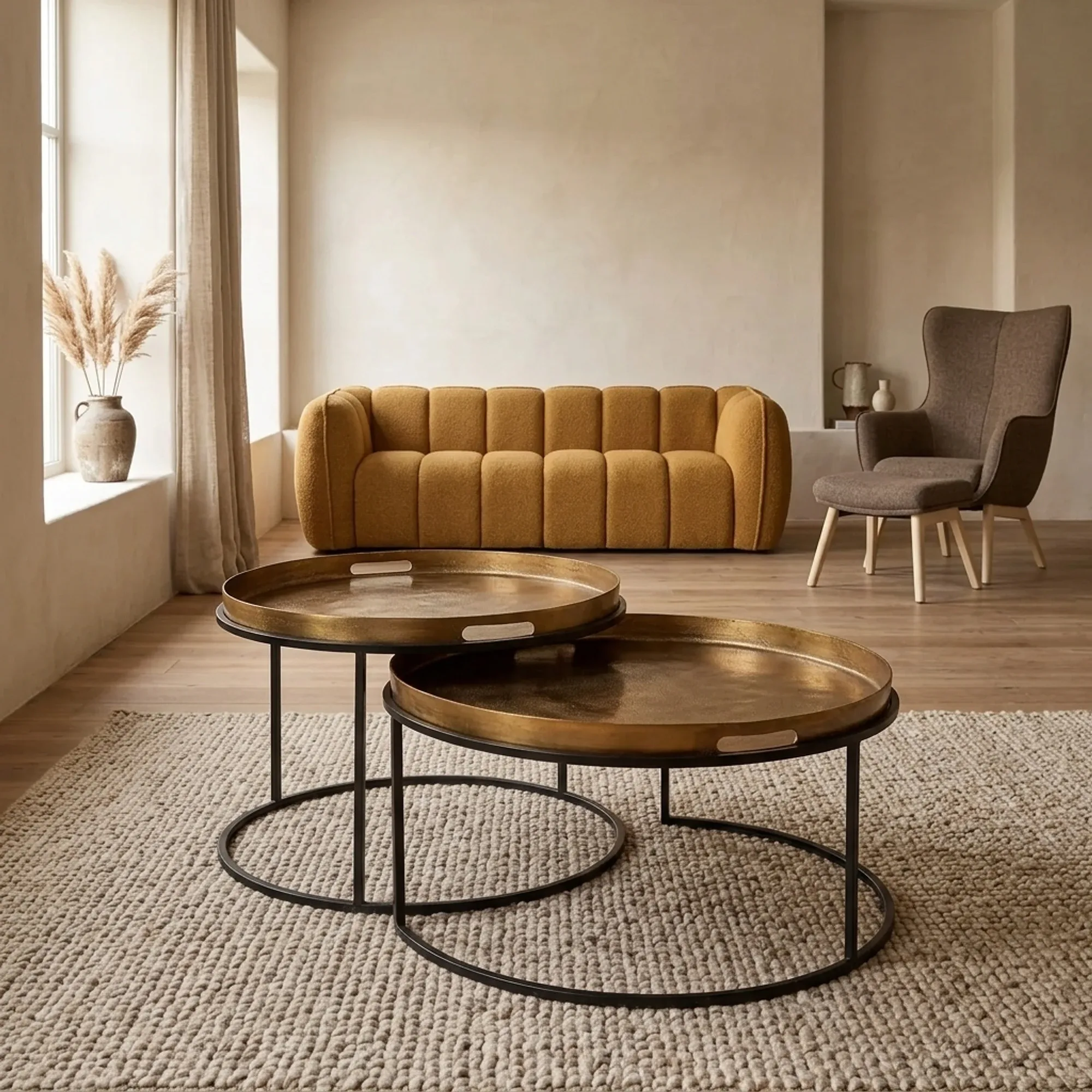 Couchtisch Puck | 78 cm | Set von 2