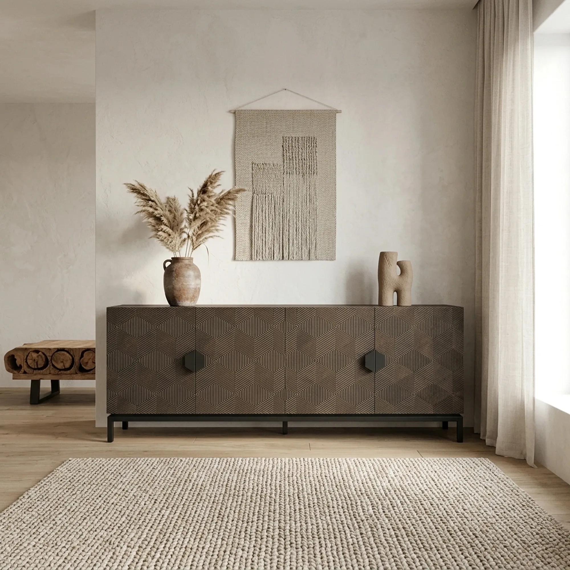 Sideboard San Marino braun (Eikenfineer) - Tower Living