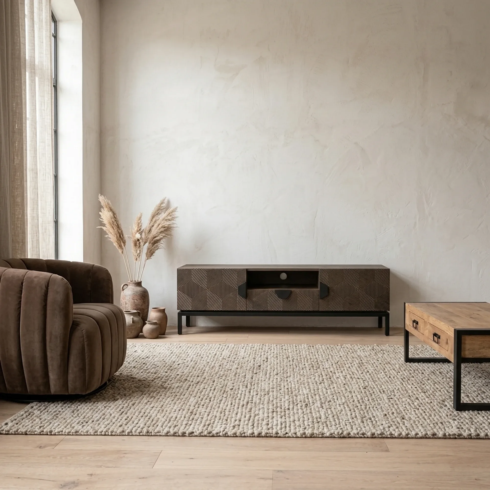 TV-Möbel San Marino braun - Tower Living