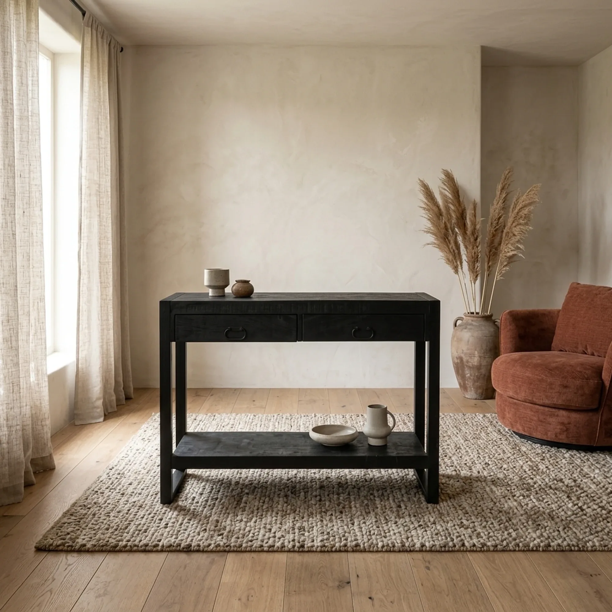 Side Table Britt Black 120 - Benoa