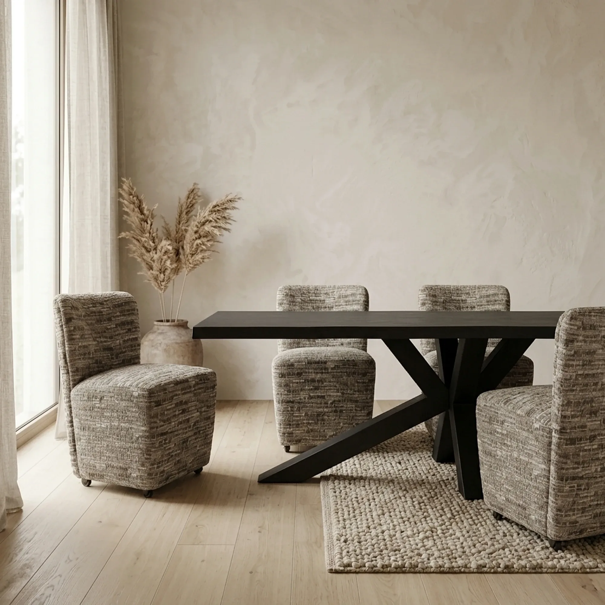 Dining table Sovana black 180 cm - Tower Living