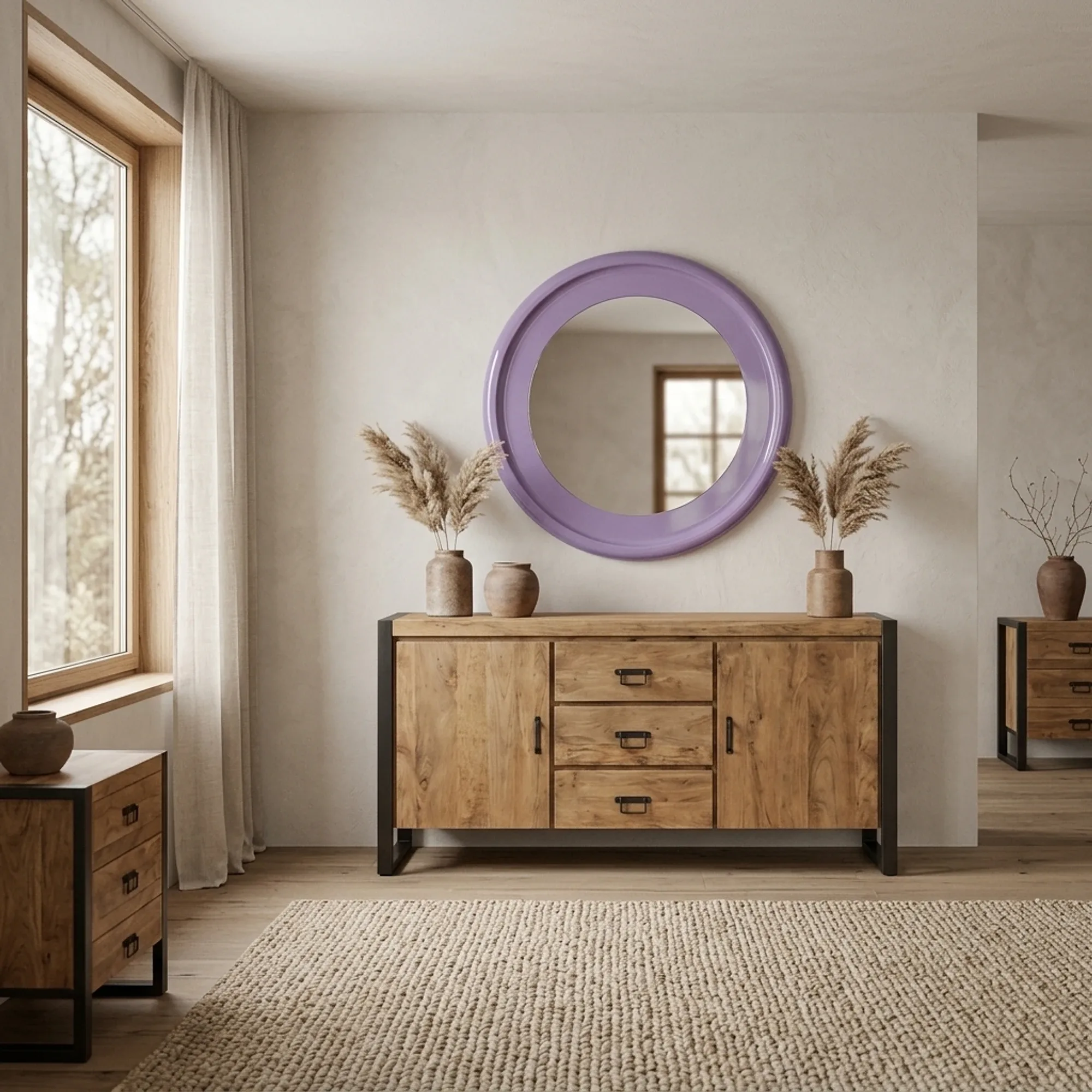 Mirror Blissey purple - Richmond Interiors