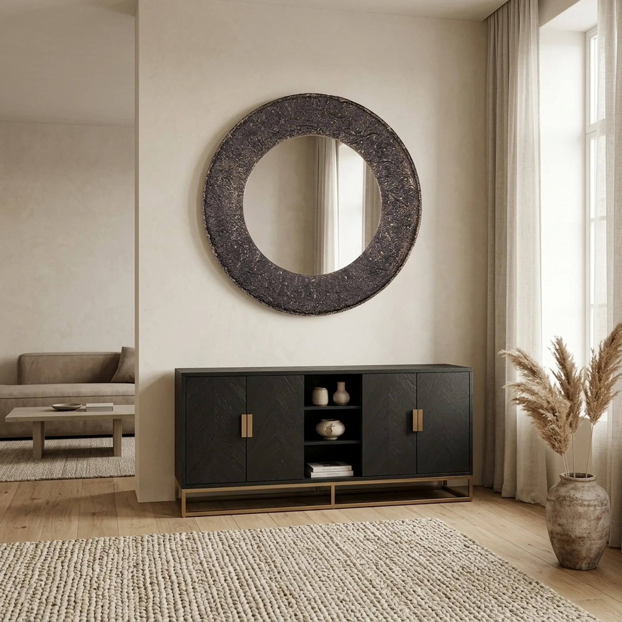 Jamel Mirror bronze - Richmond Interiors