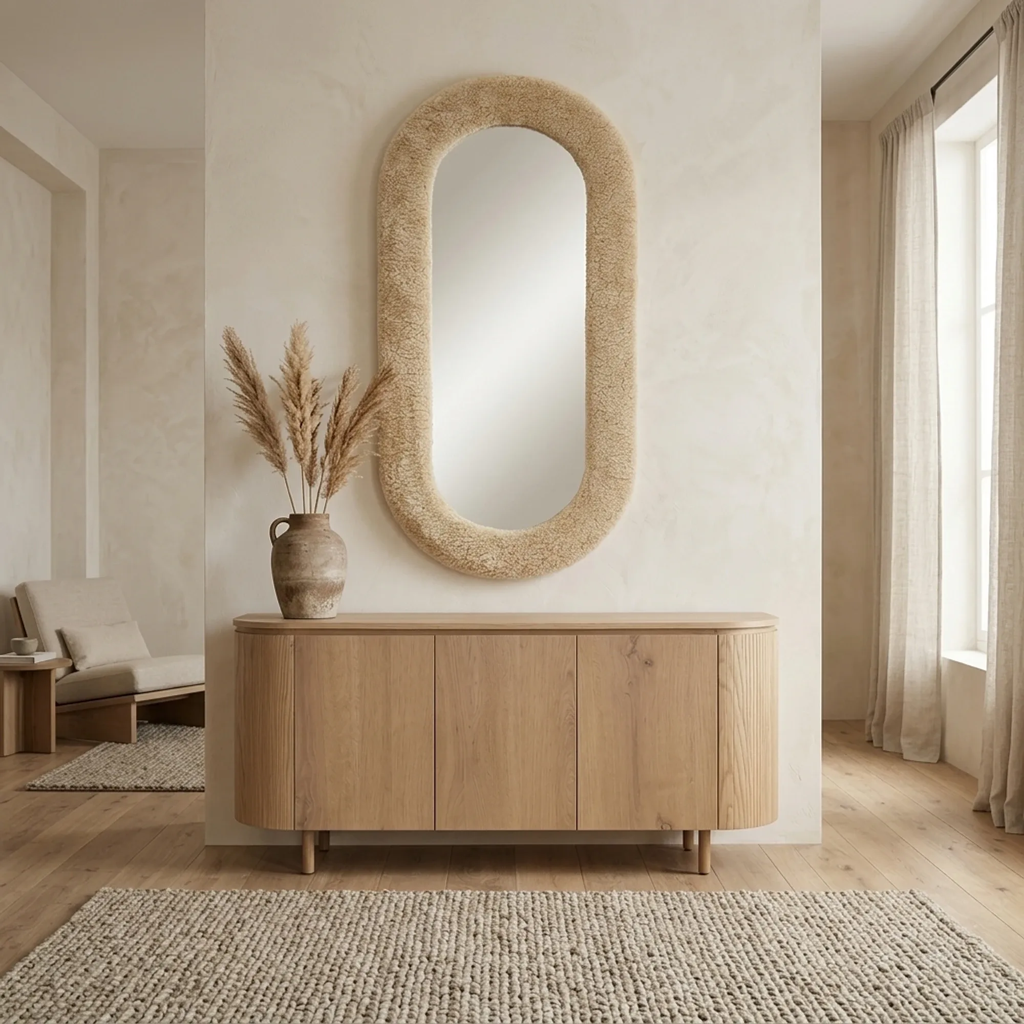 Kiss Large Mirror Beige - By-Boo