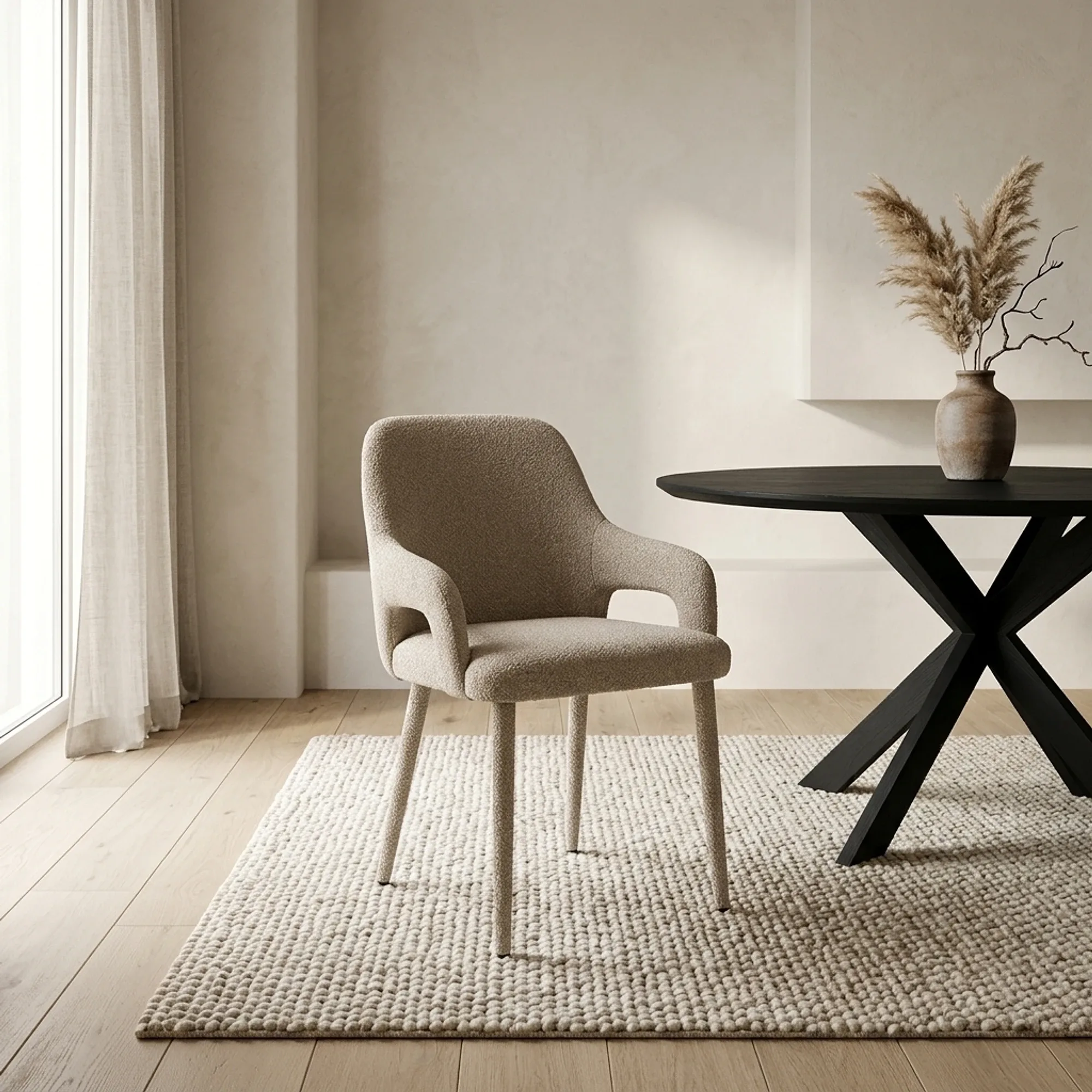 Fika Chair Taupe - By-Boo