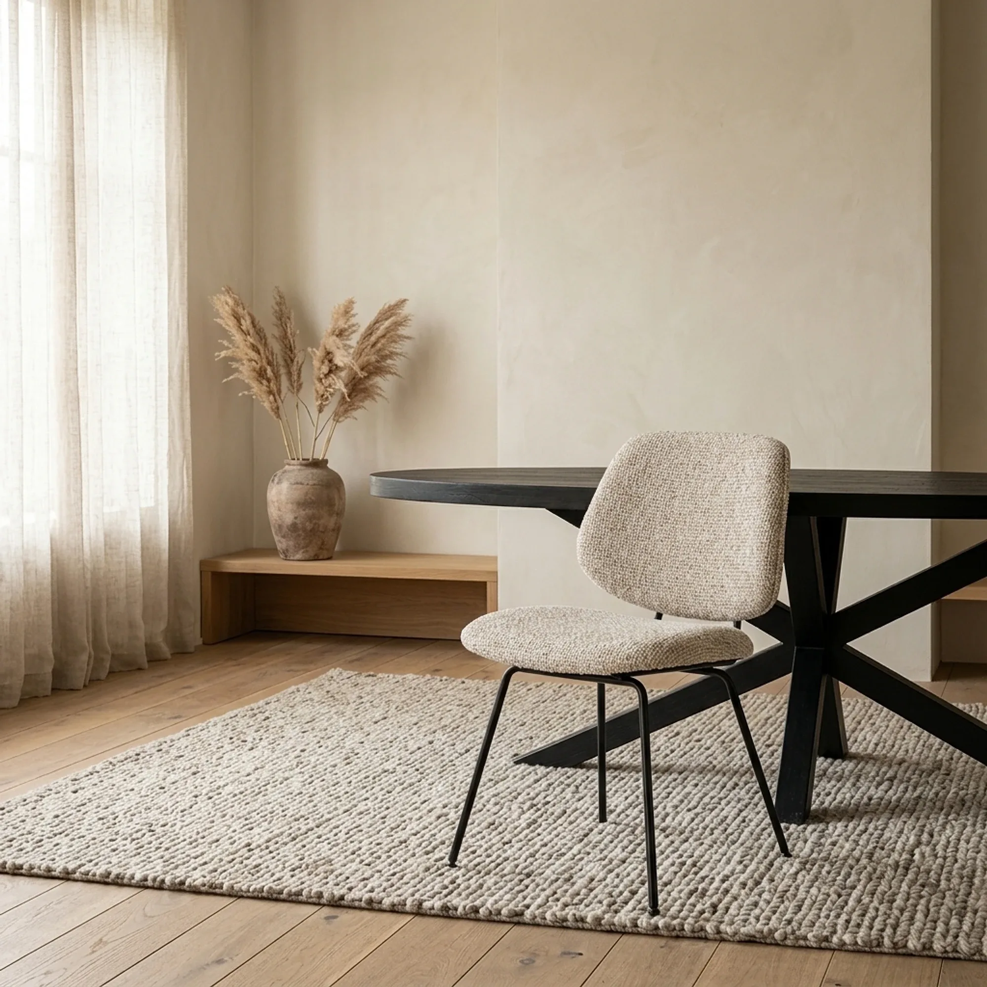 Jon chair beige Maywood - Eleonora