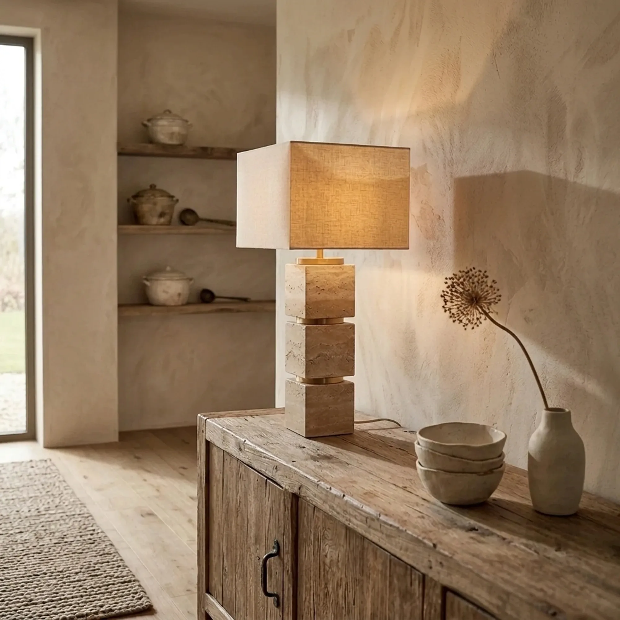 Tafellamp Jaella beige - Richmond Interiors