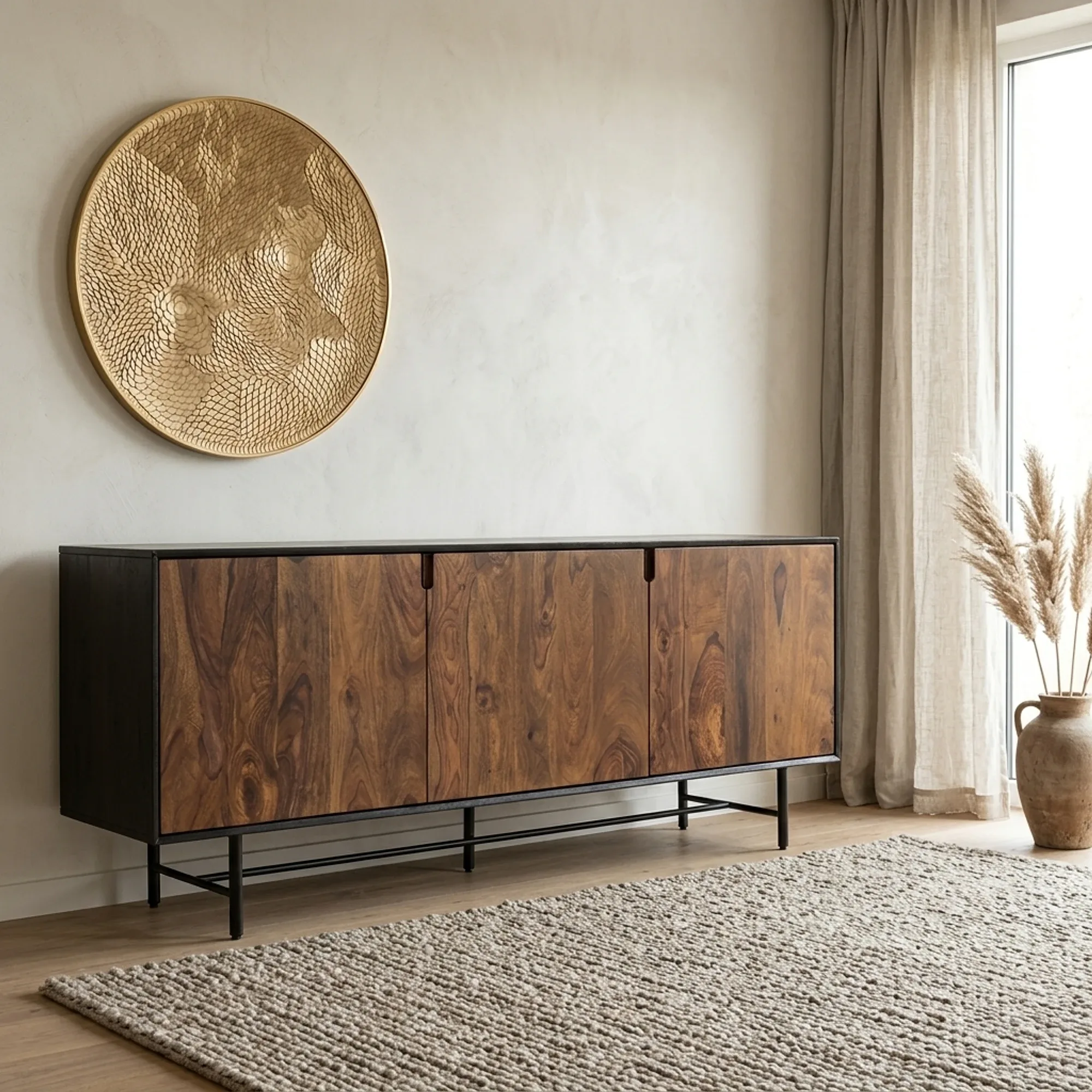 Sideboard Taviano braun 180 cm - Tower Living