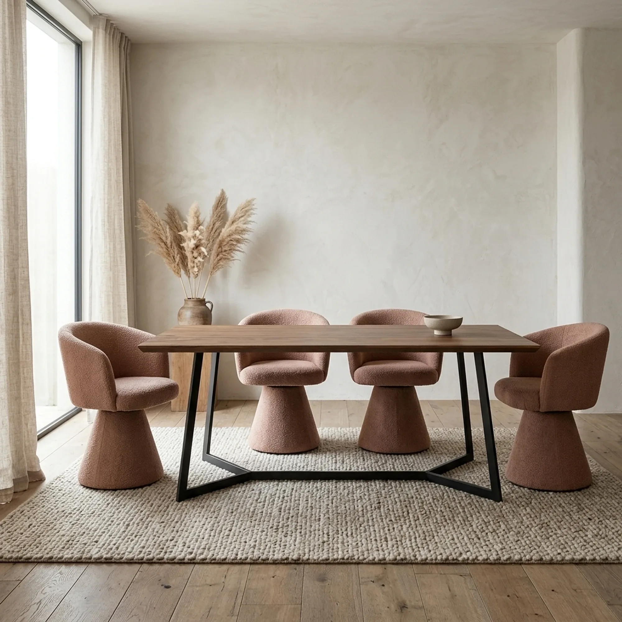Esstisch Taviano braun Rechteck - Tower Living