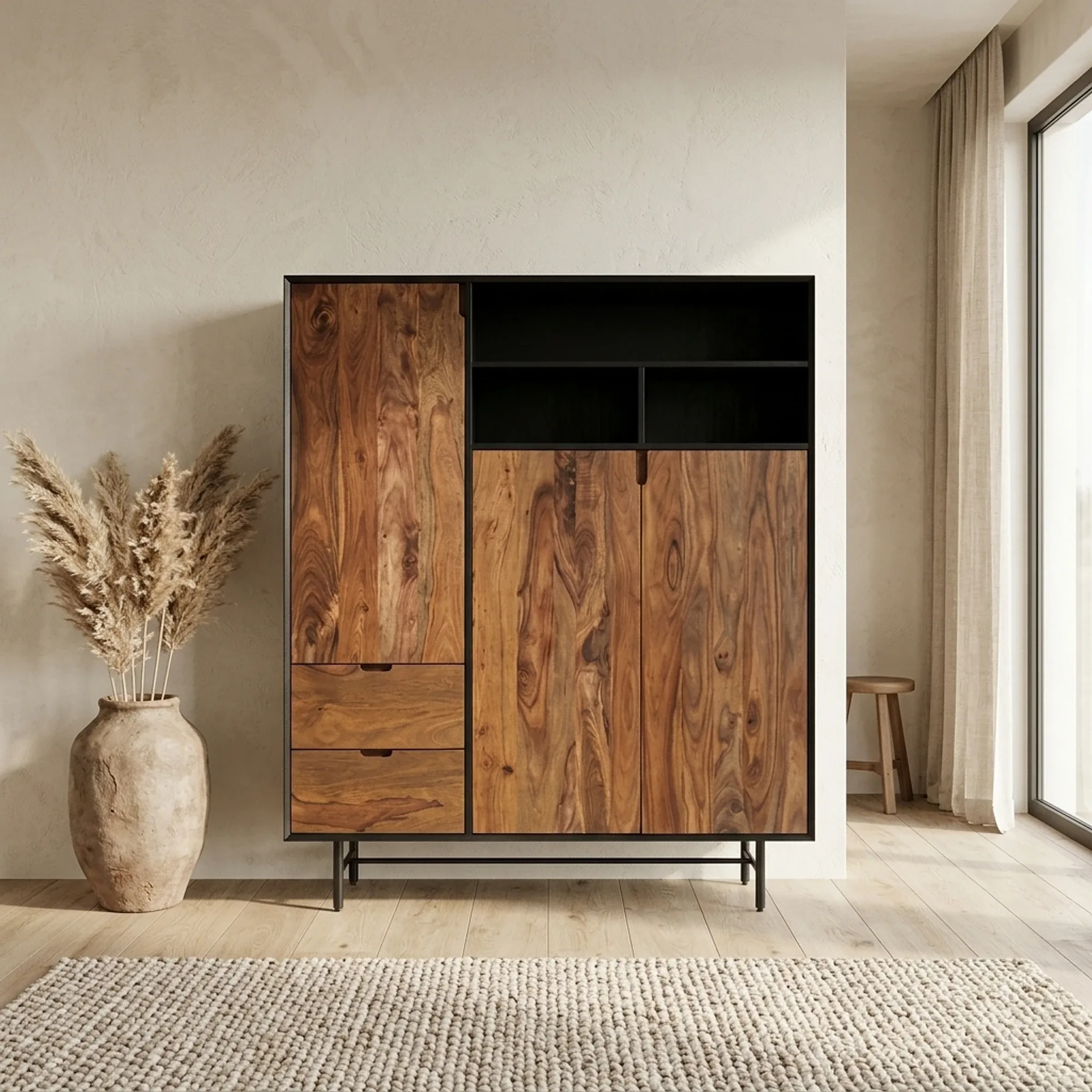 Storage cabinet Taviano brown - Tower Living