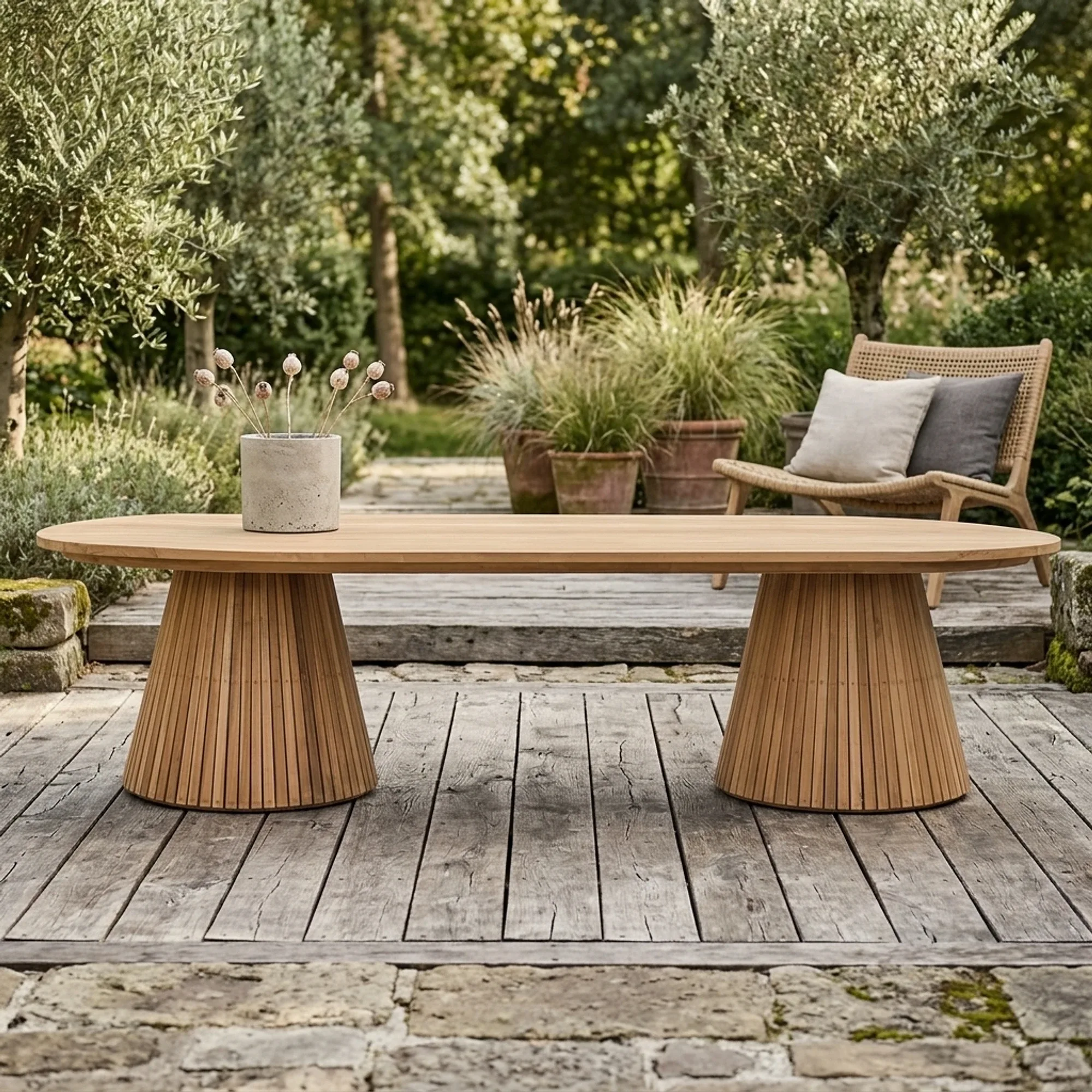 Oval Garden Table Mirai 300 - Benoa