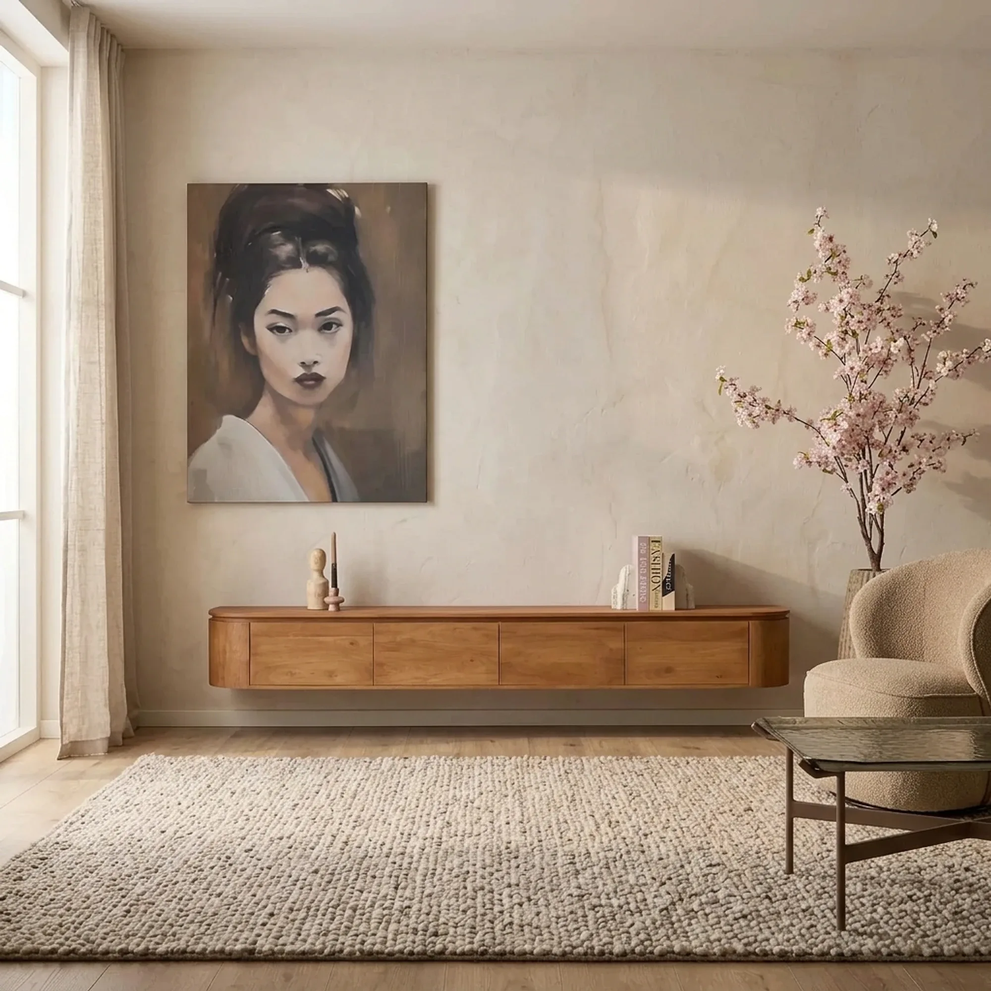 TV unit Excellent Natural | 240 cm - Starfurn