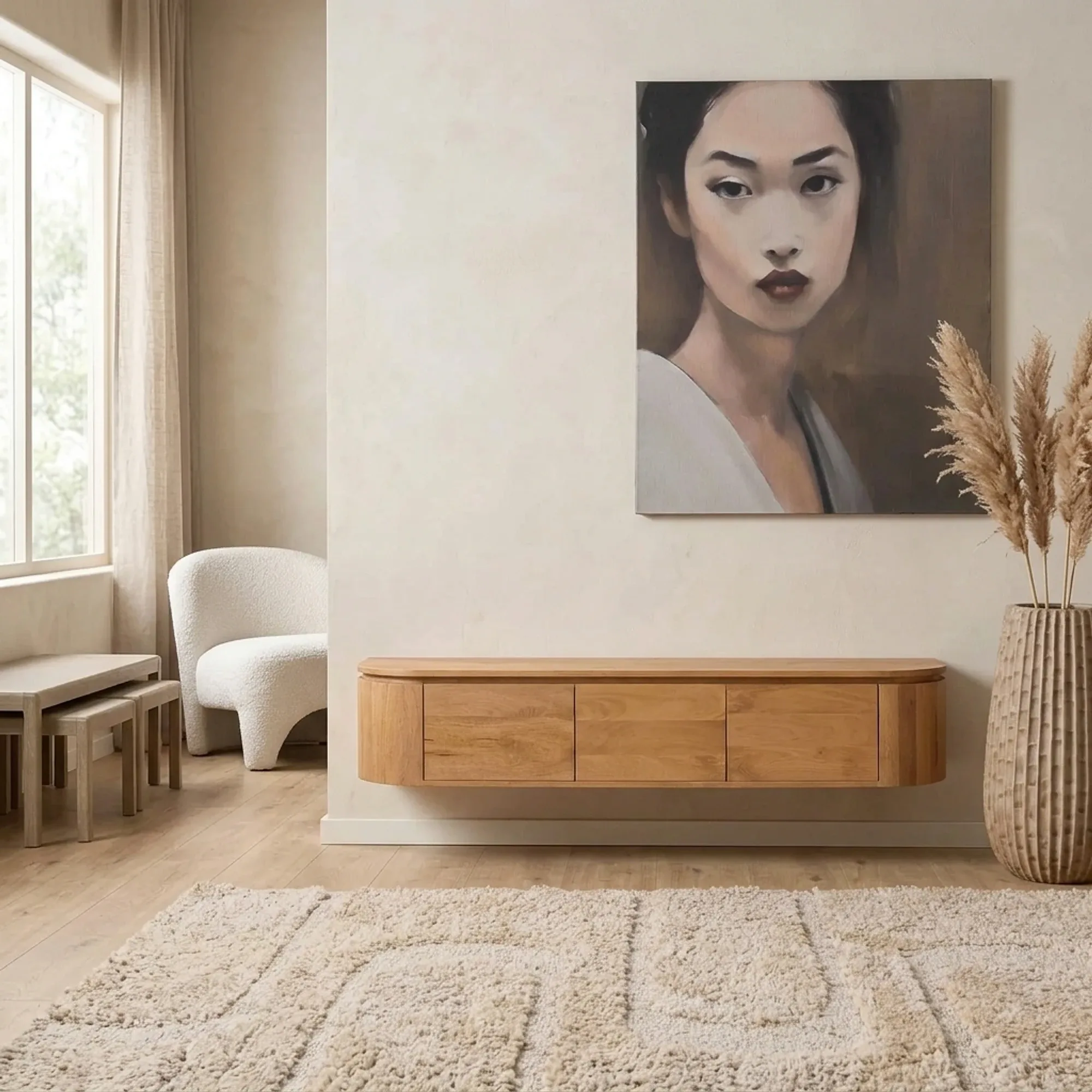 TV unit Excellent Natural | 160 cm - Starfurn