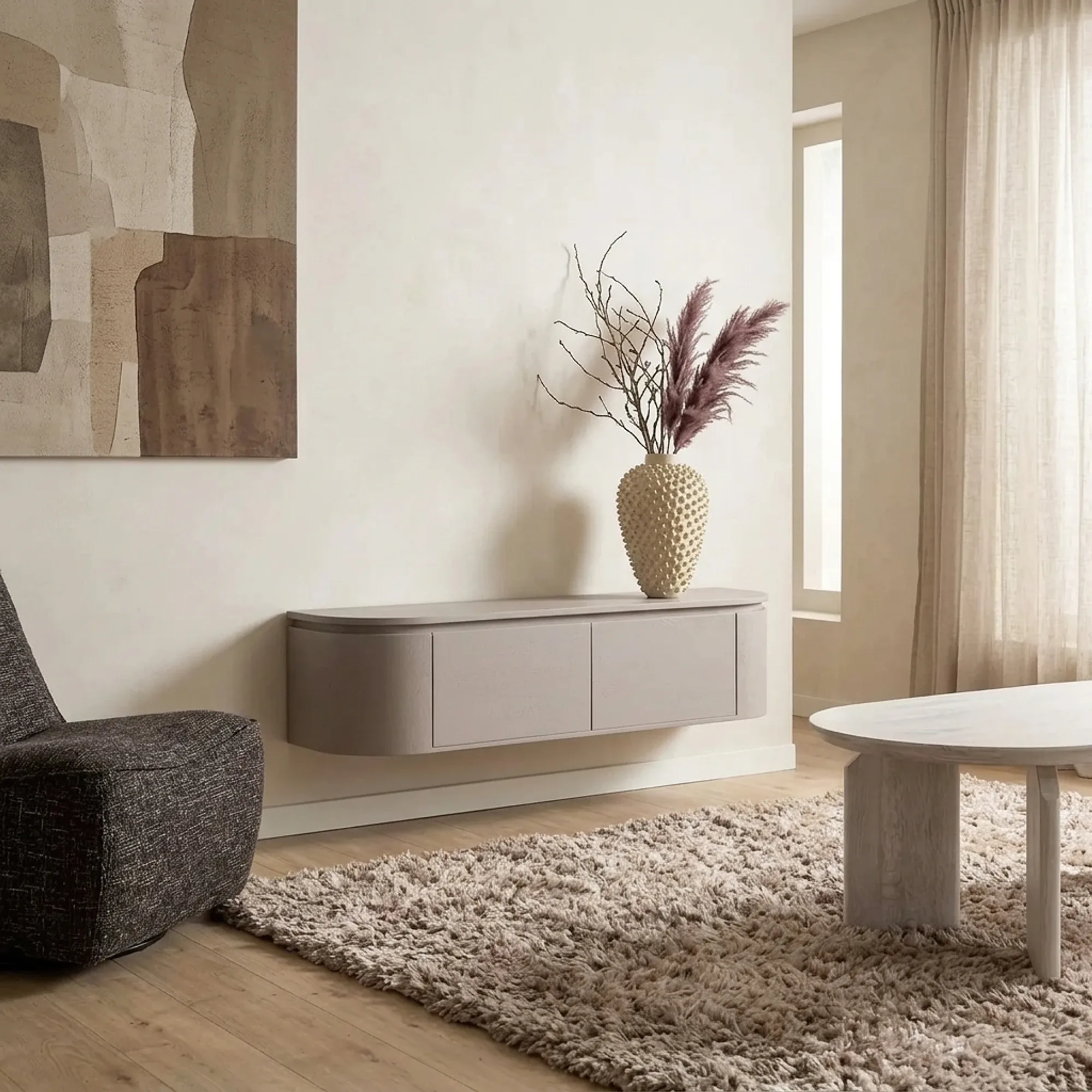TV unit Excellent Taupe | 120 cm - Starfurn