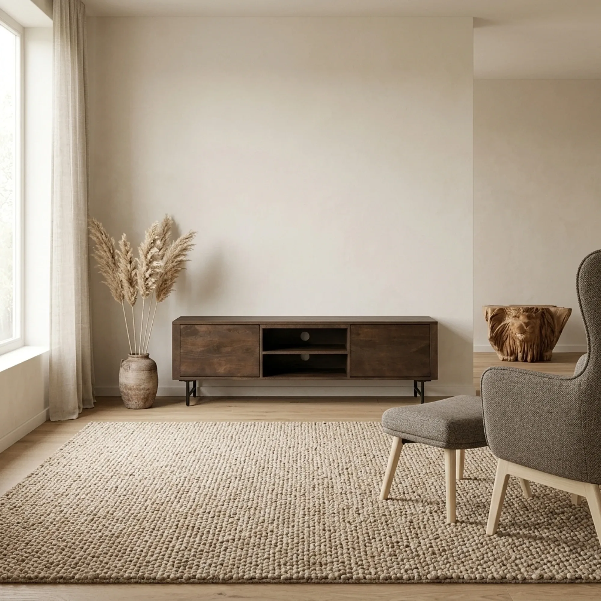 Lio TV Unit 170 cm 2-door Mango Wood - Eleonora