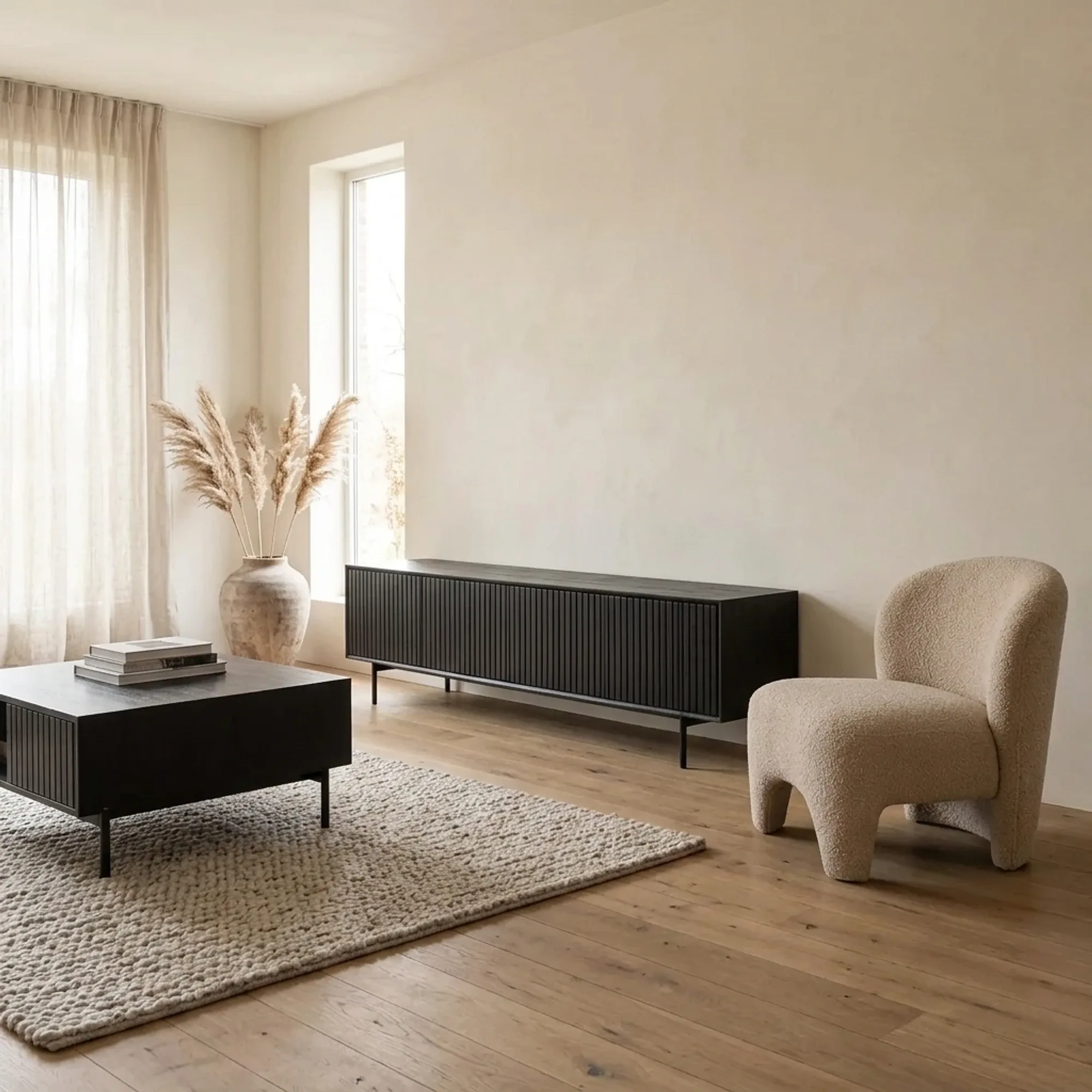TV Unit Madison Black | 210 cm