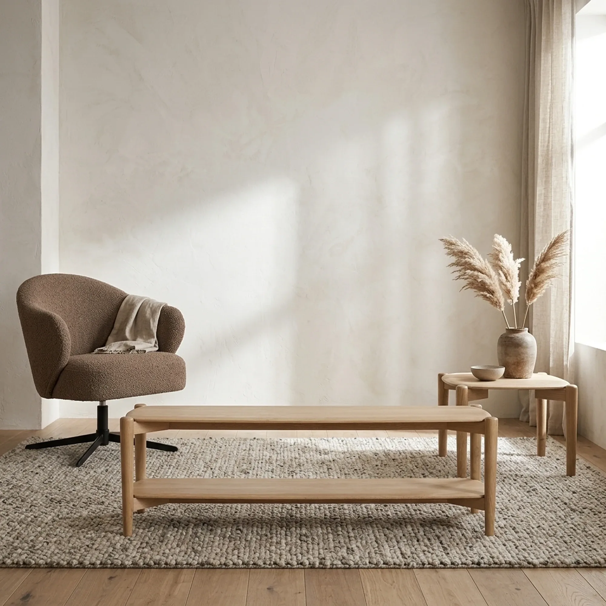 Selbu TV unit oak - Eleonora