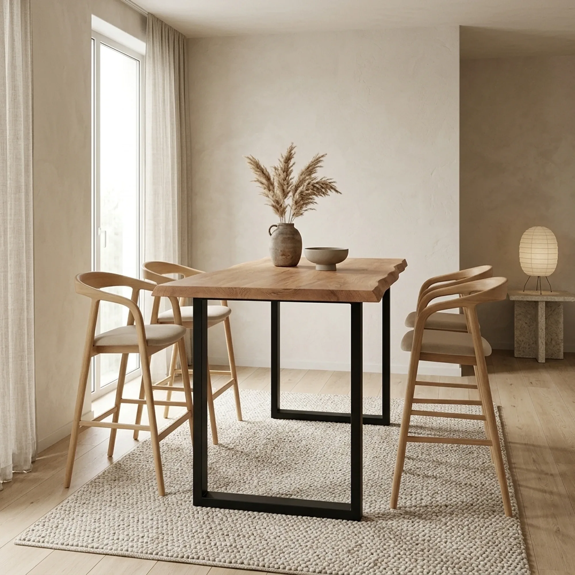 Ultimo bar table natural - Tower Living