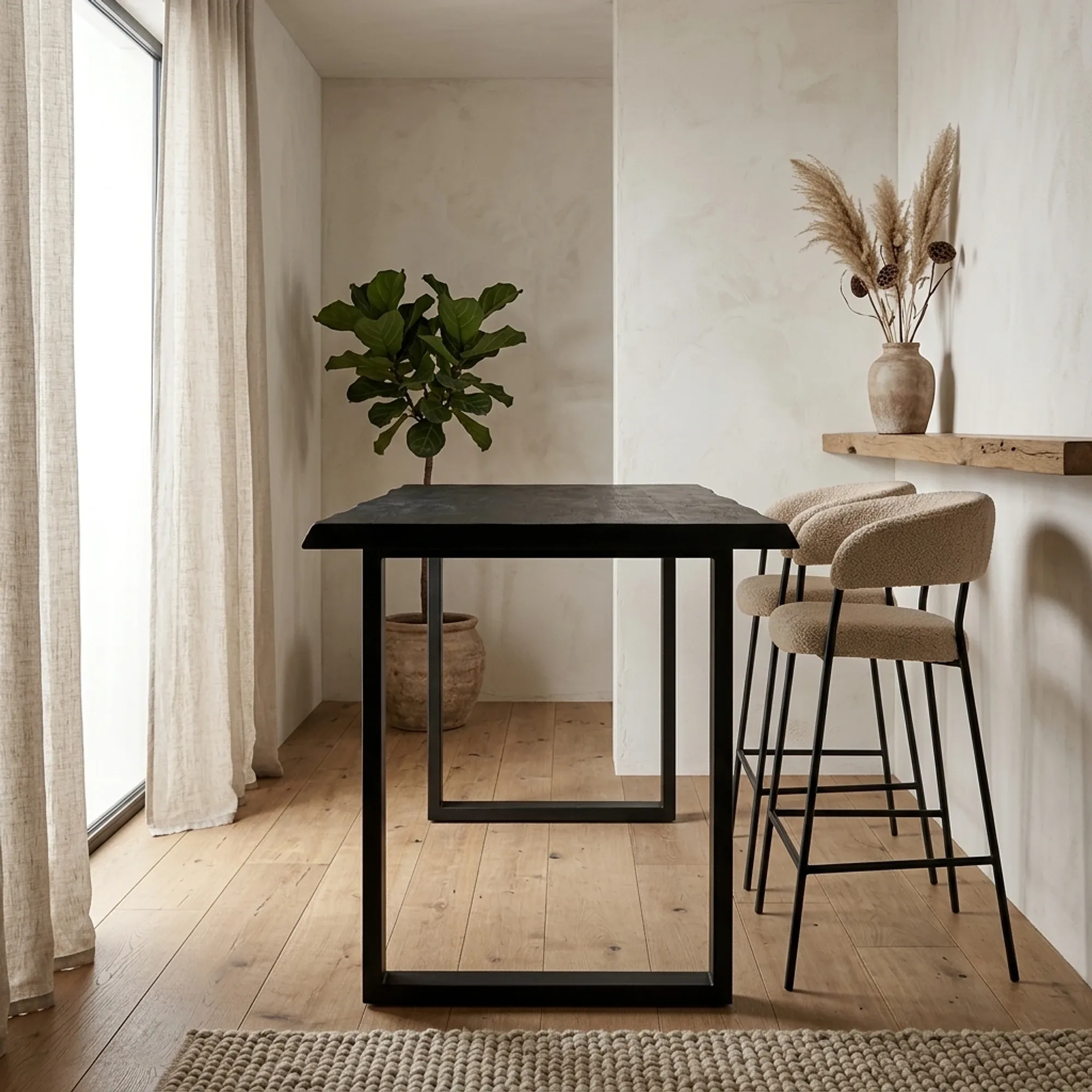 Ultimo Bar Table black - Tower Living