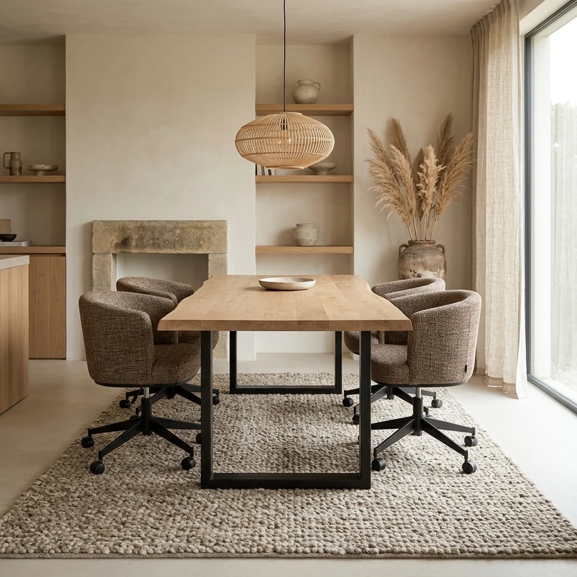 Ultimo Dining Table natural rectangular - Tower Living