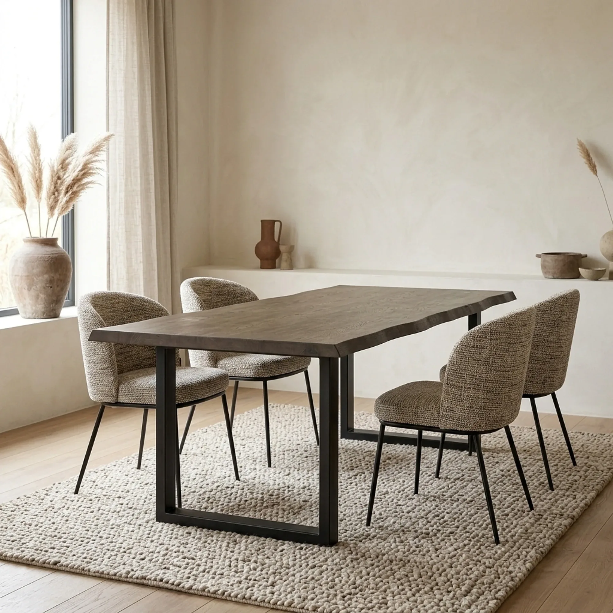 Ultimo Dining Table black rectangular - Tower Living