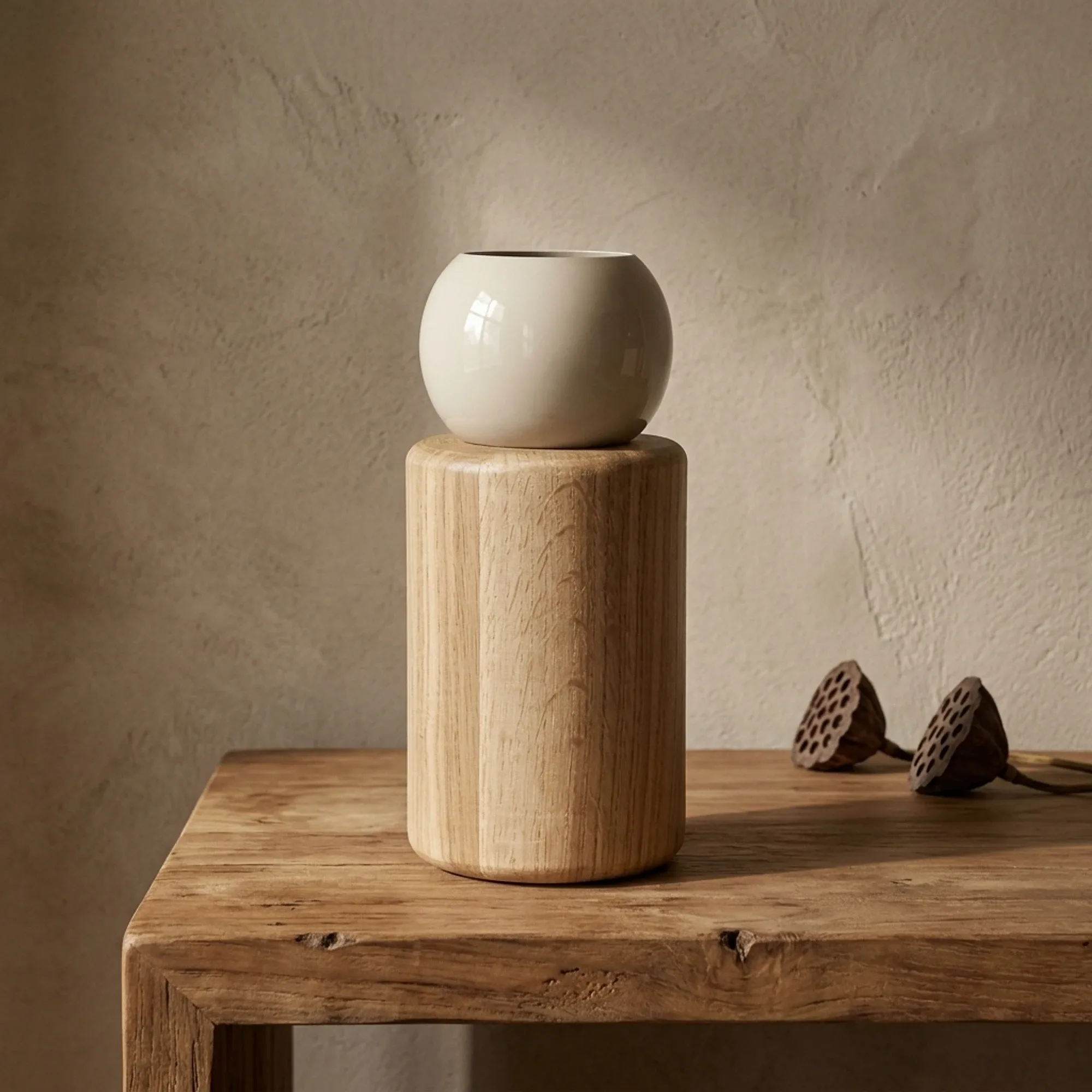 Belloa Beige Vase - By-Boo