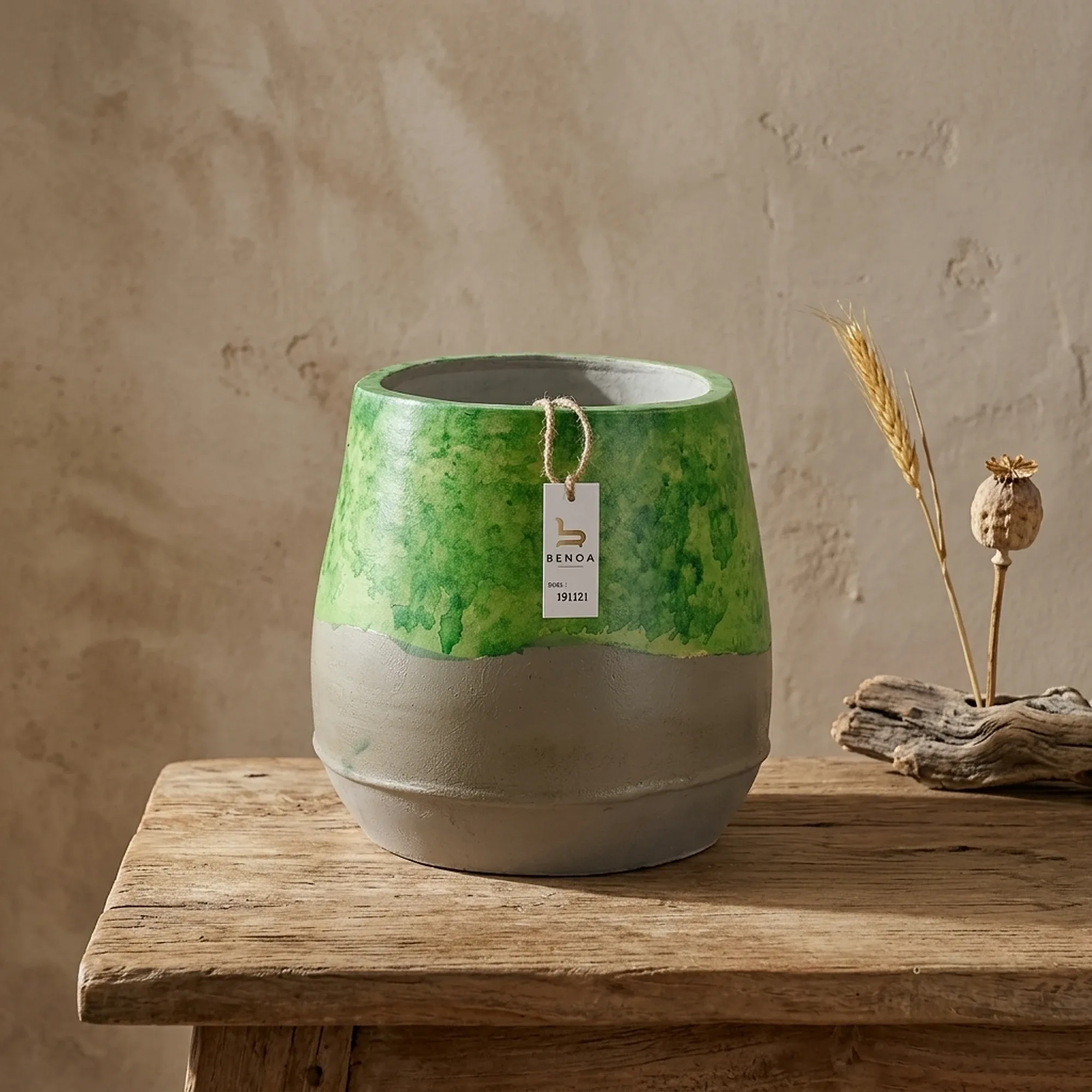 Vase Green Medium - Benoa
