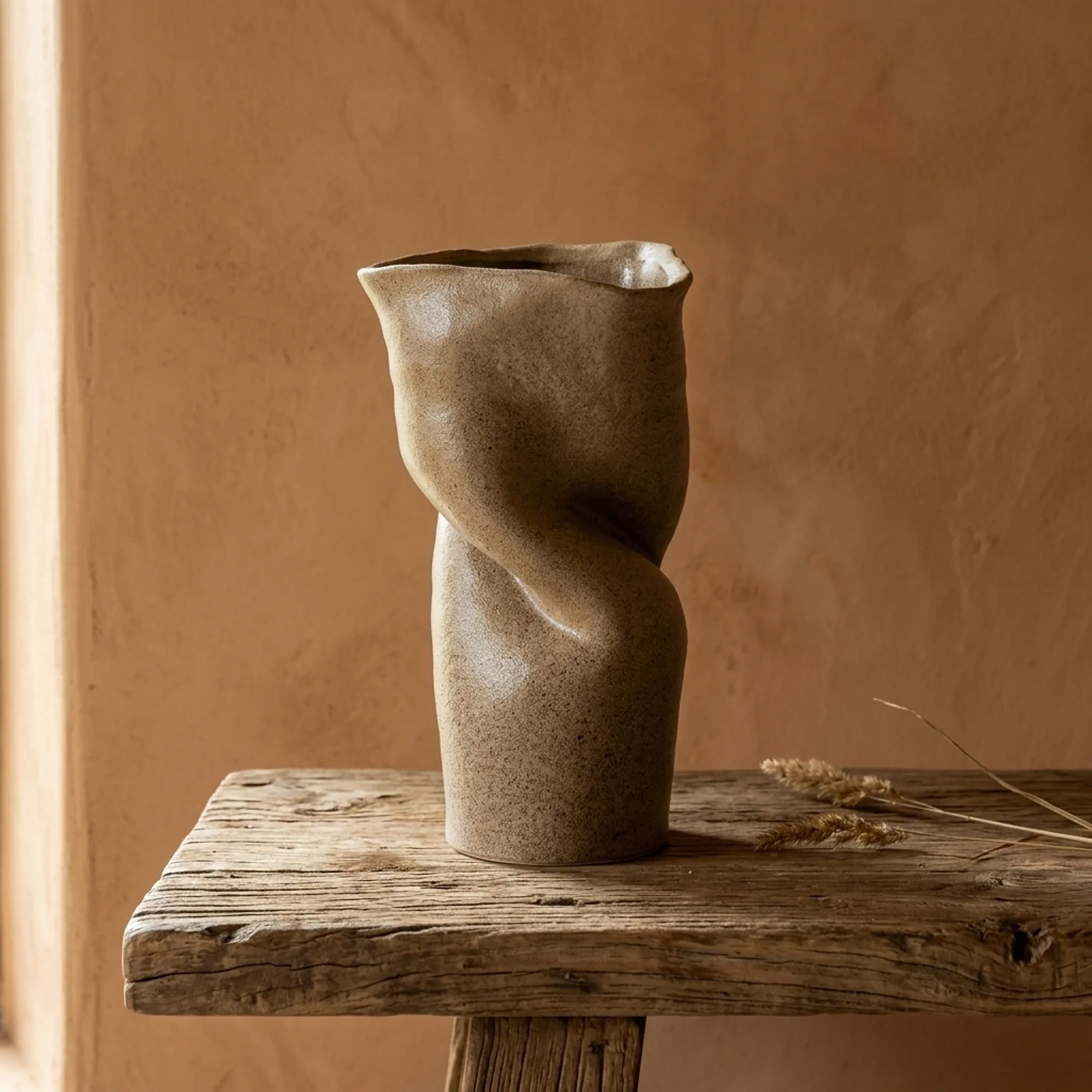 Songa Large Vase Brown - By-Boo