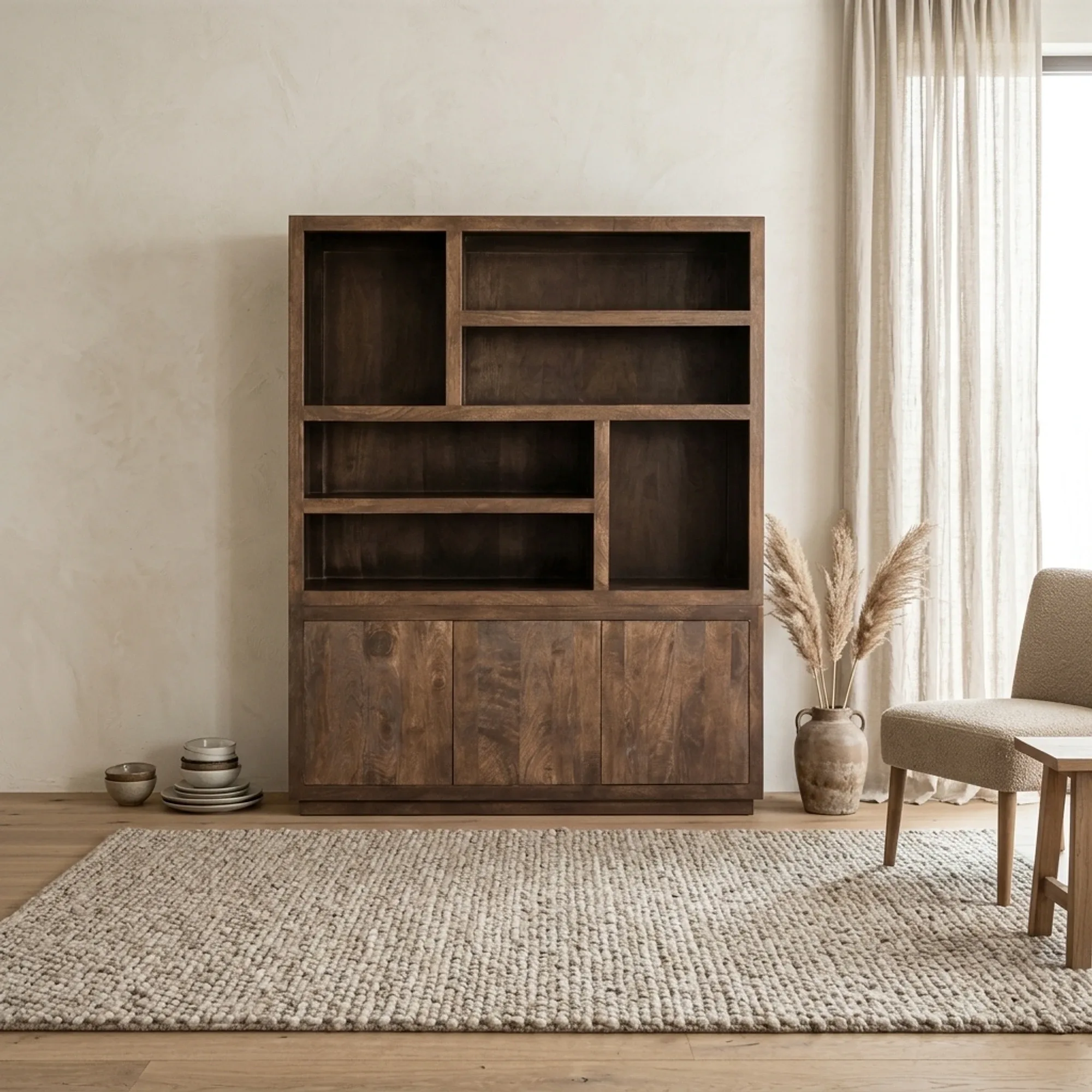 Vakkenkast Brussel Brown XL | 160 cm - Starfurn