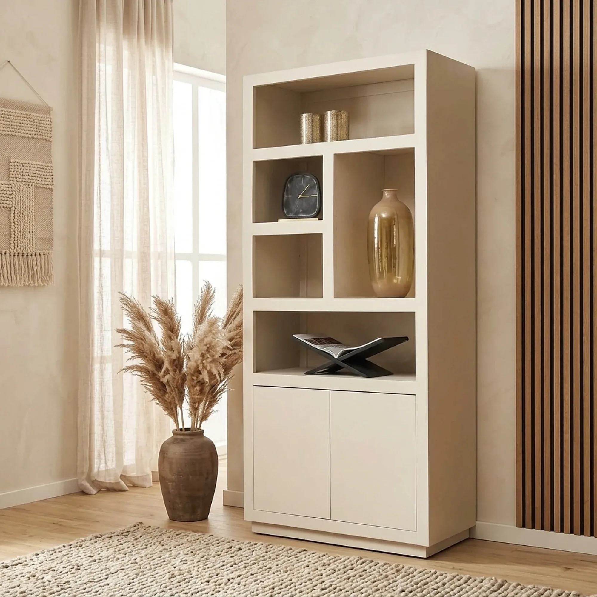 Vakkenkast Brussel Sand | 90 cm - Starfurn