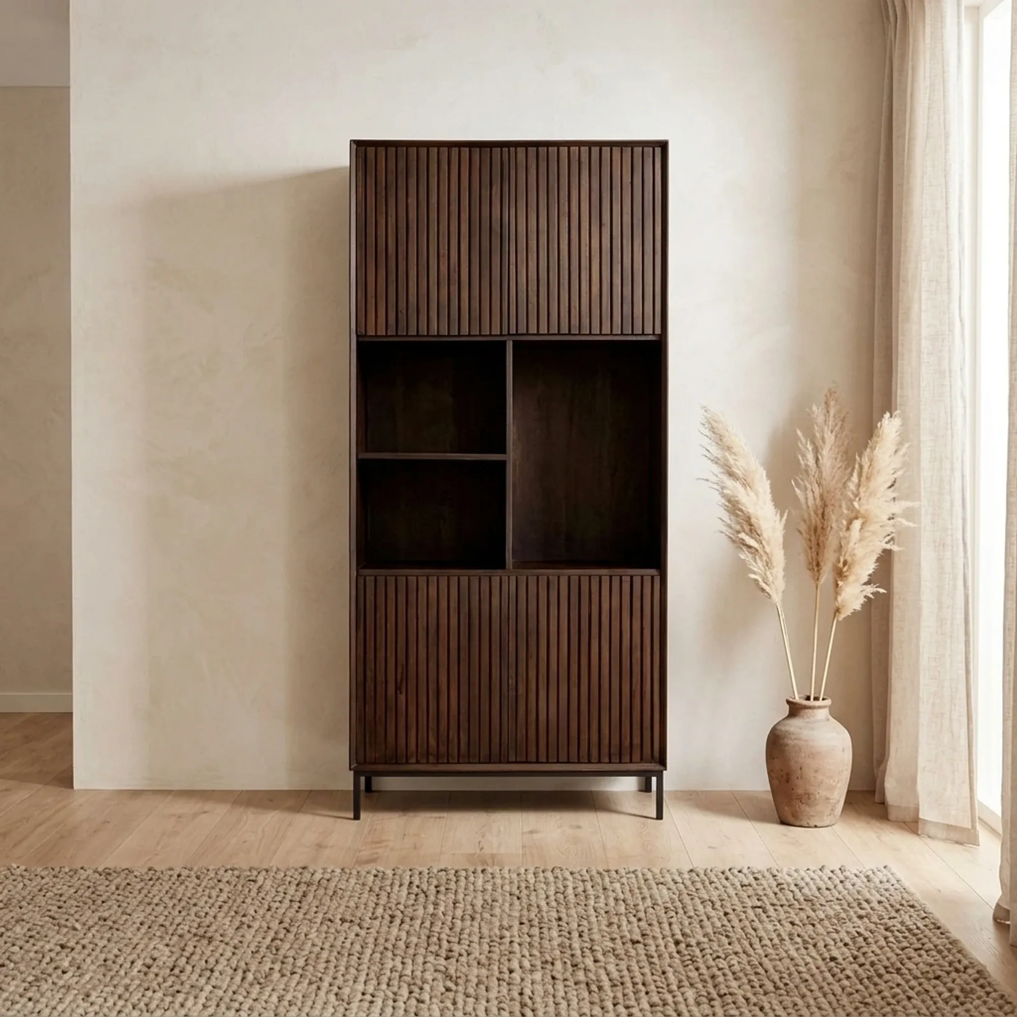 Storage Cabinet Madison Brown | 90 cm