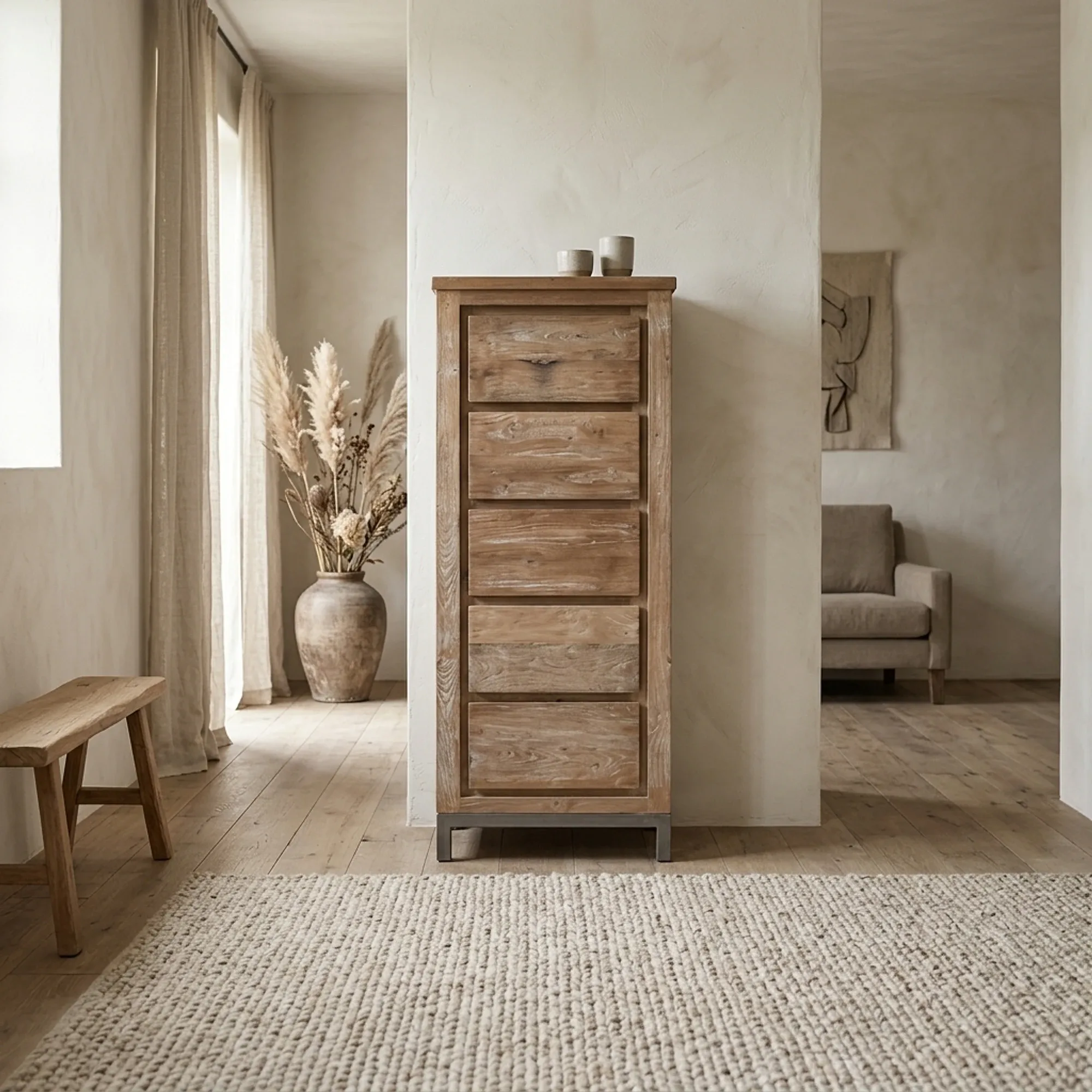 Ladekast Venetie bruin 50 cm - Tower Living