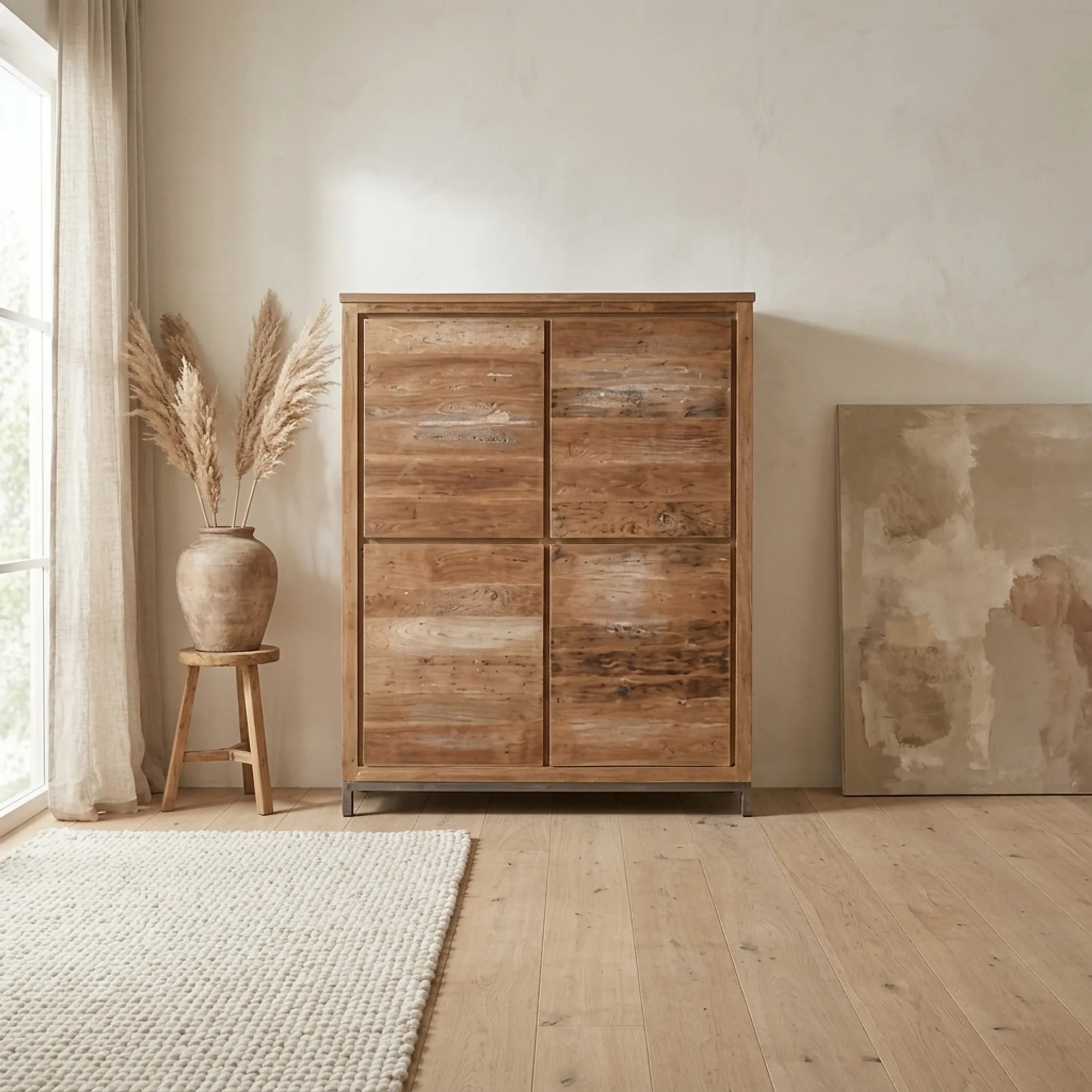 Storage cabinet Venetie brown 130 cm - Tower Living