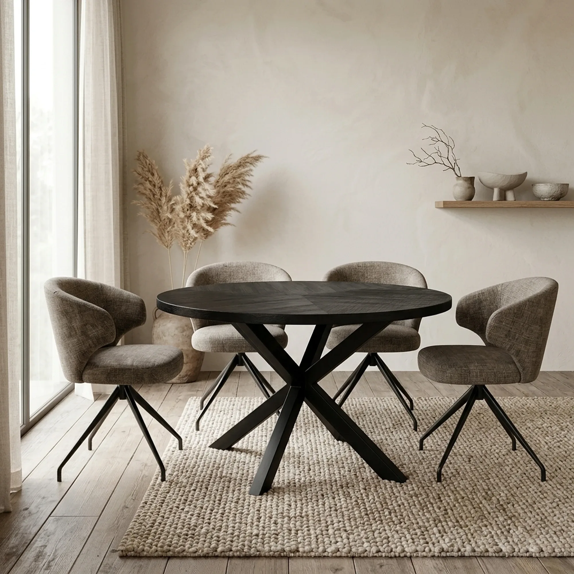 Viola Dining Table round 130 cm - Tower Living