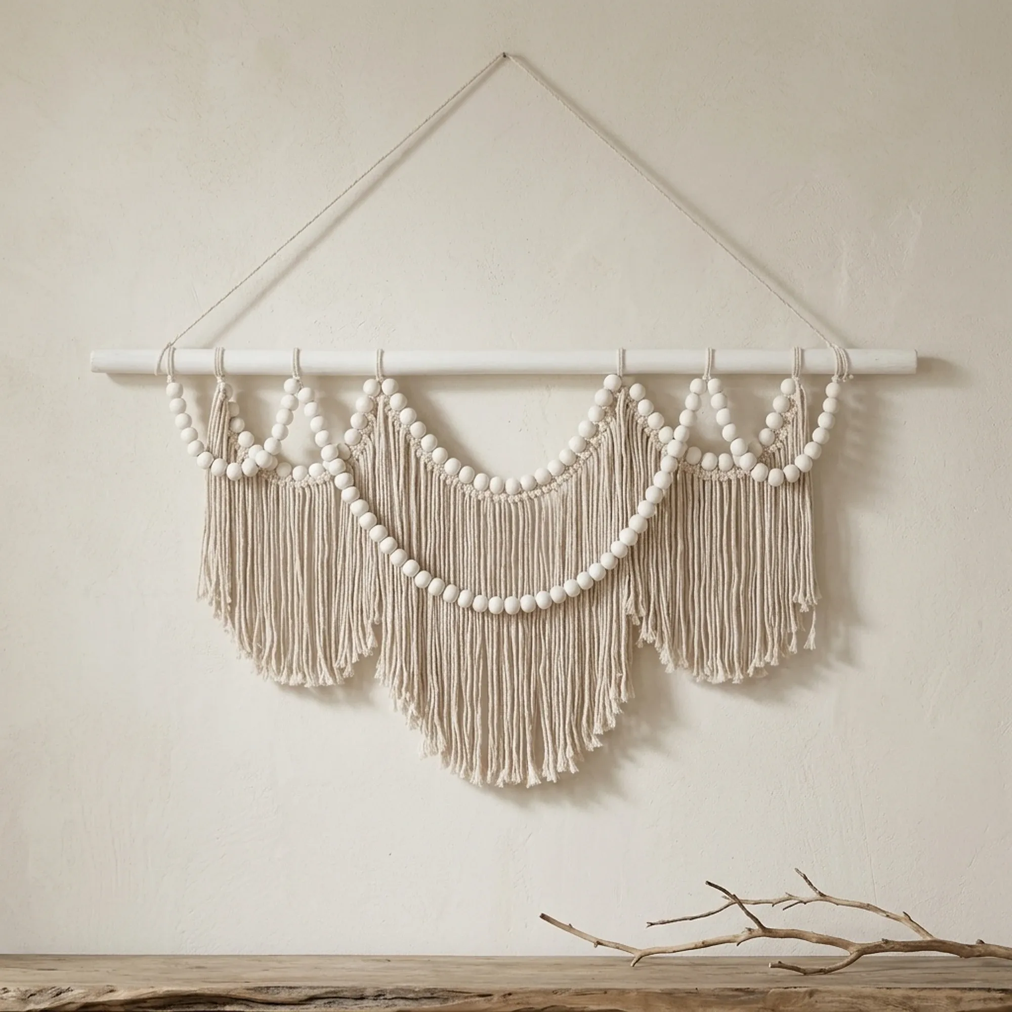 Boho Chic Wall Decoration (Macramé, Natural) - MUST Living