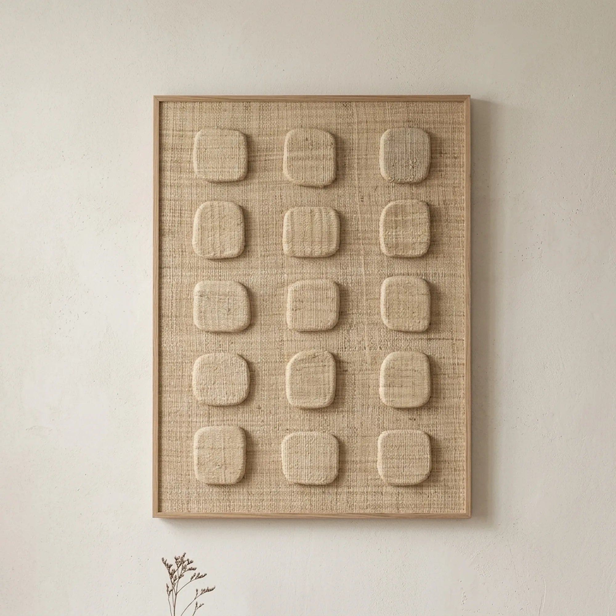 Wall decoration Dot (Palmblad, Natural) - MUST Living