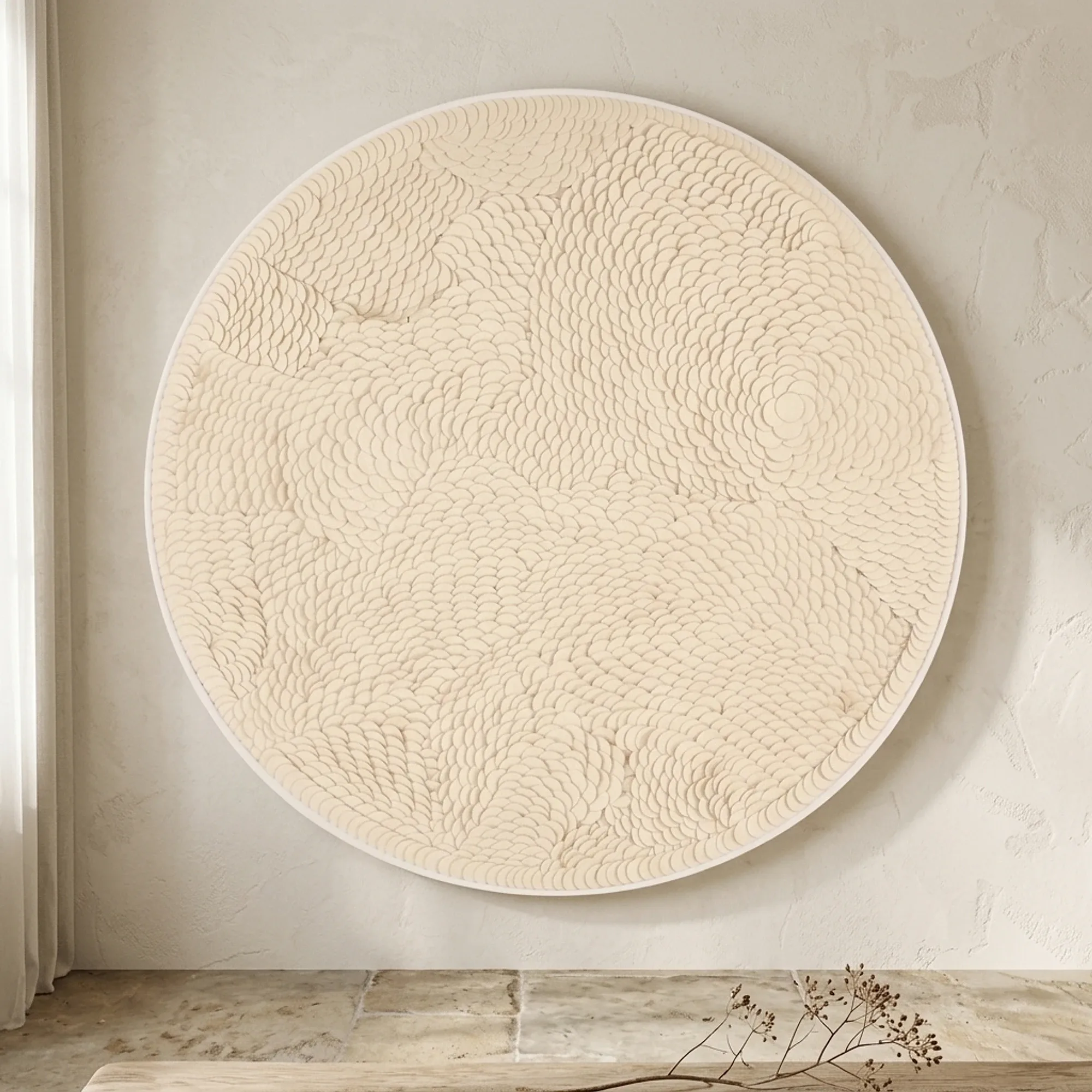 Wanddecoratie Flow wit - Richmond Interiors