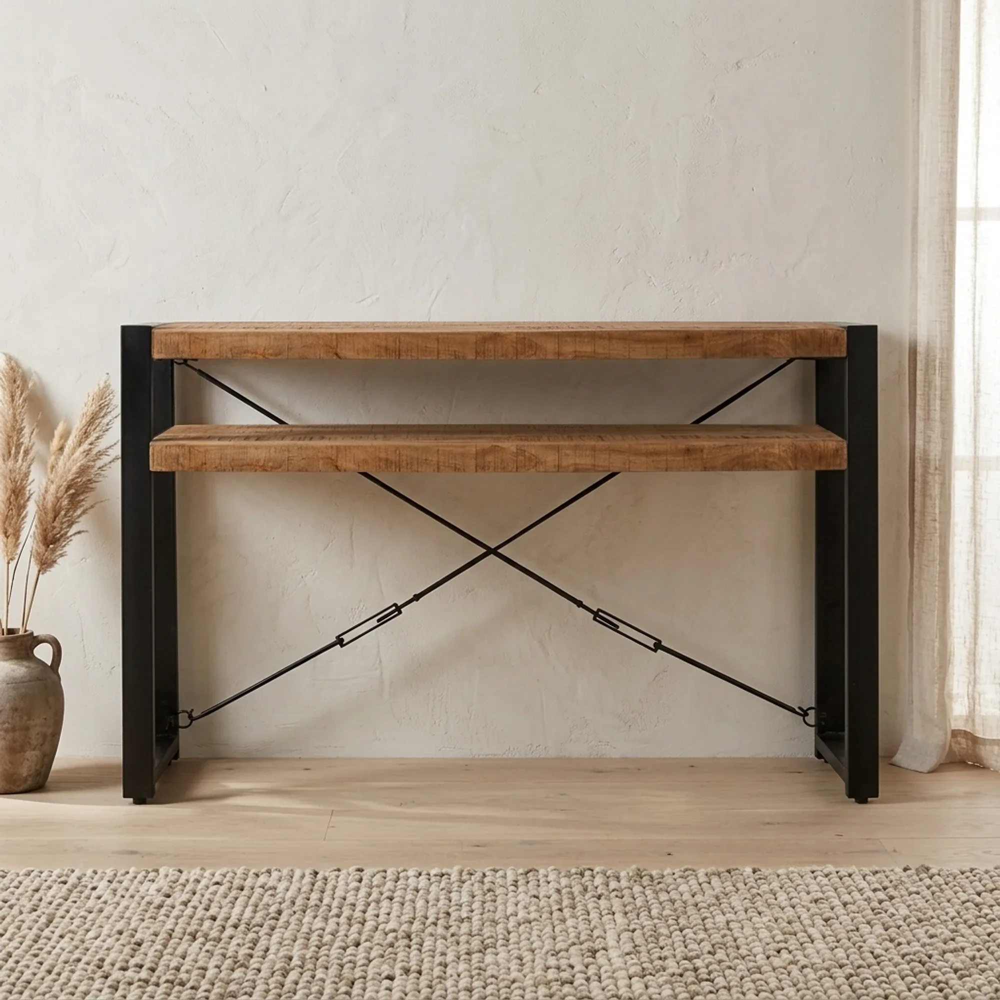 Console Table Britt with Compartment - Benoa
