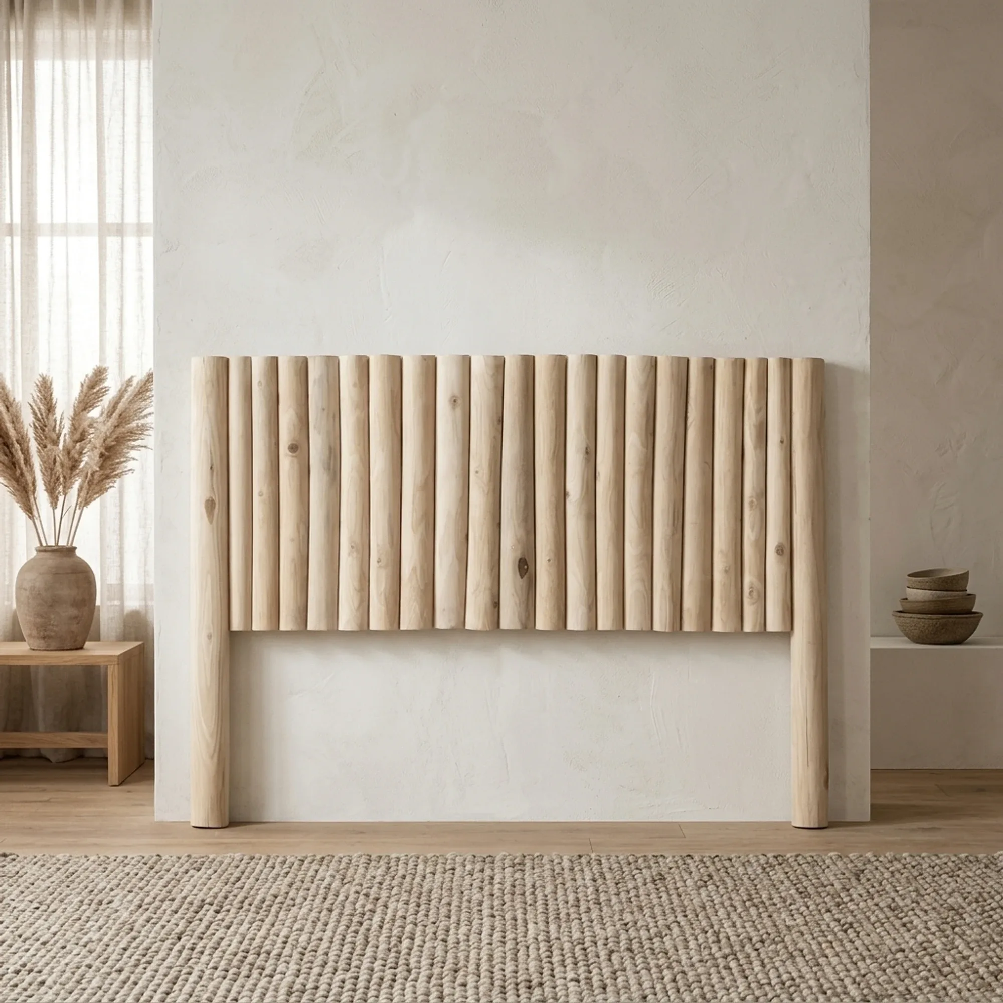 Home Accessory Headboard Benidorm (Teakhout tak, Natural) - MUST Living